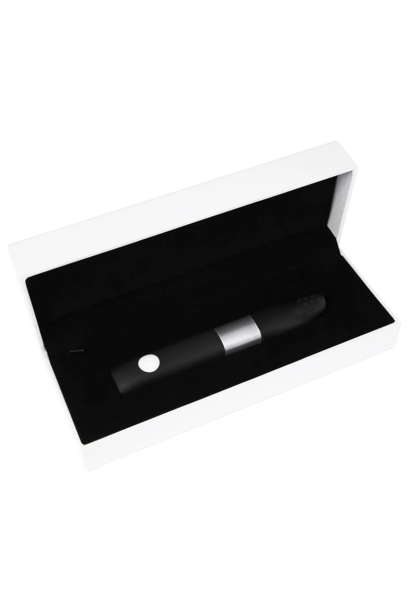 вибратор клиторальный qvibry 8gb usb памяти, силикон, черный, 12 см в России