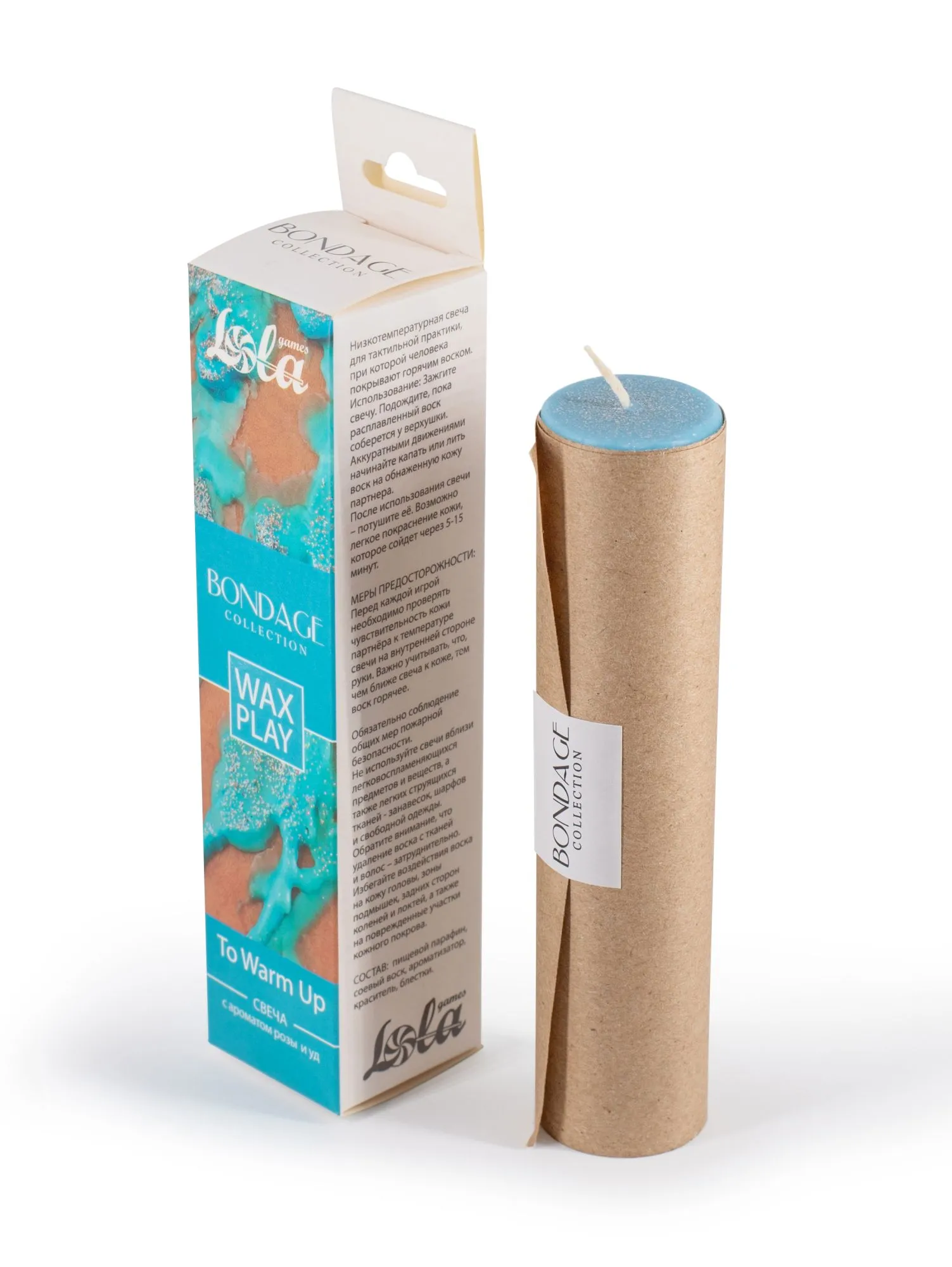 свеча для wax play bondage to warm up 1066-01lola в России