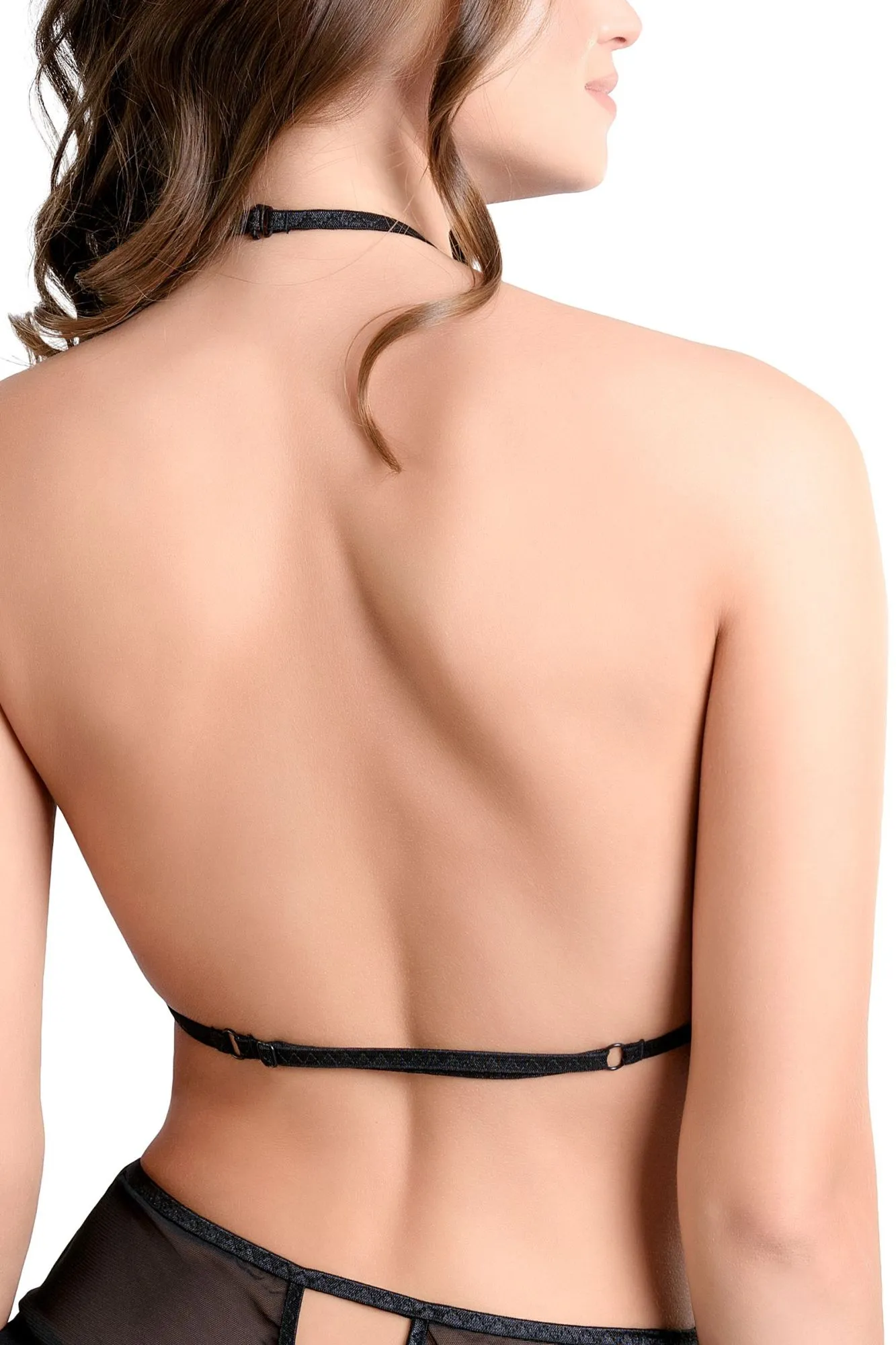 Эротическое бралетт с пояском erolanta clara, черный (48-52) в России