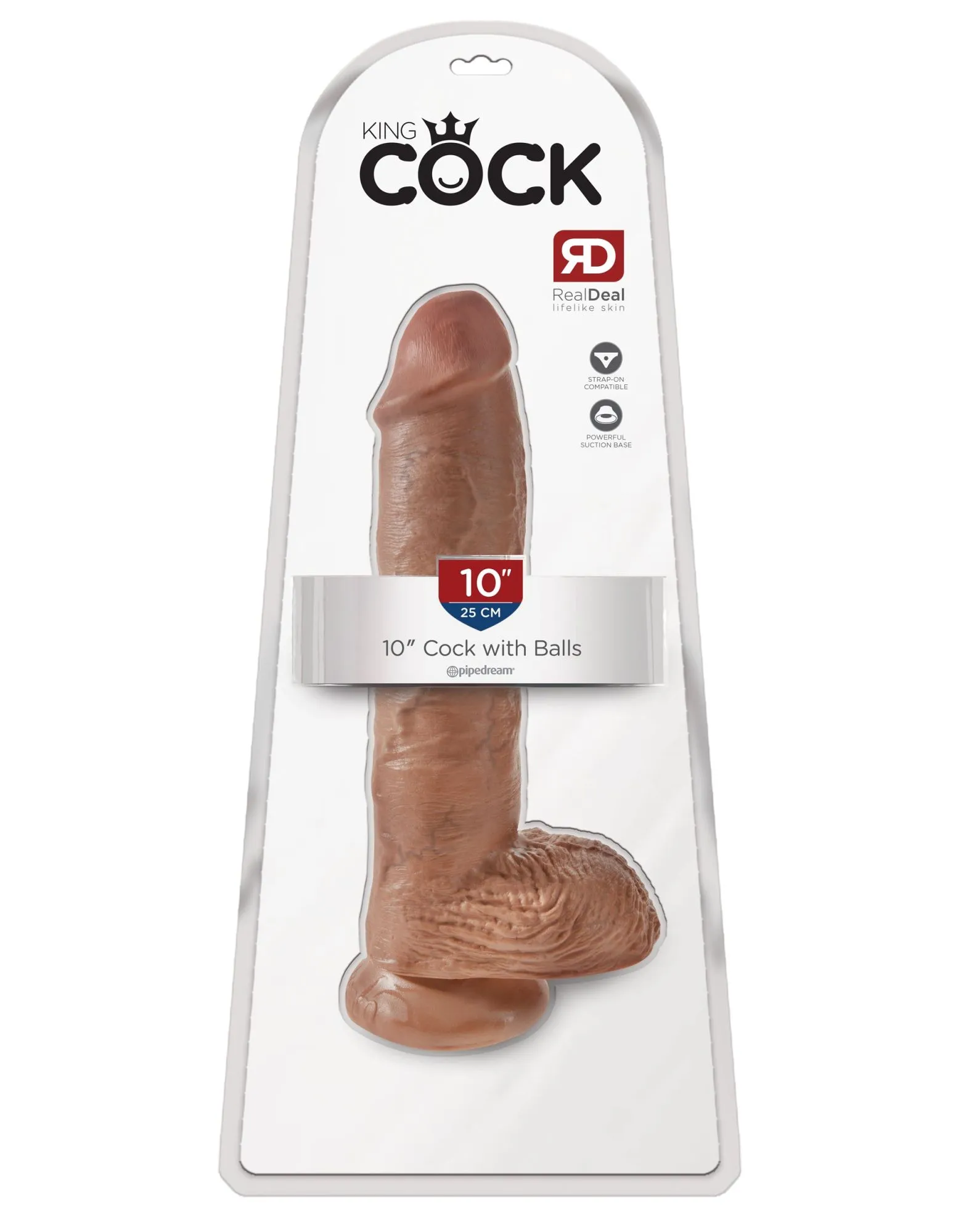 фаллоимитатор king cock 25 см мулат cock with balls pipedream 550922pd в России