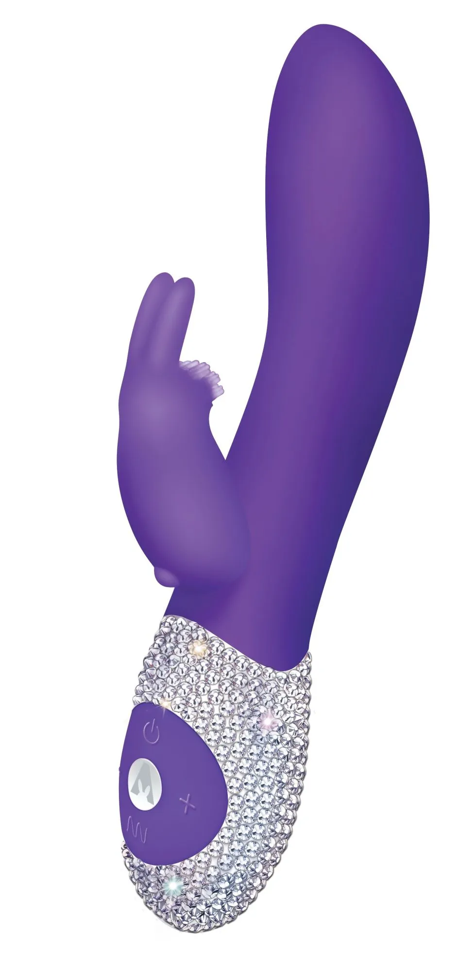 вибратор the rabbit company classic crystal, фиолетовый в России