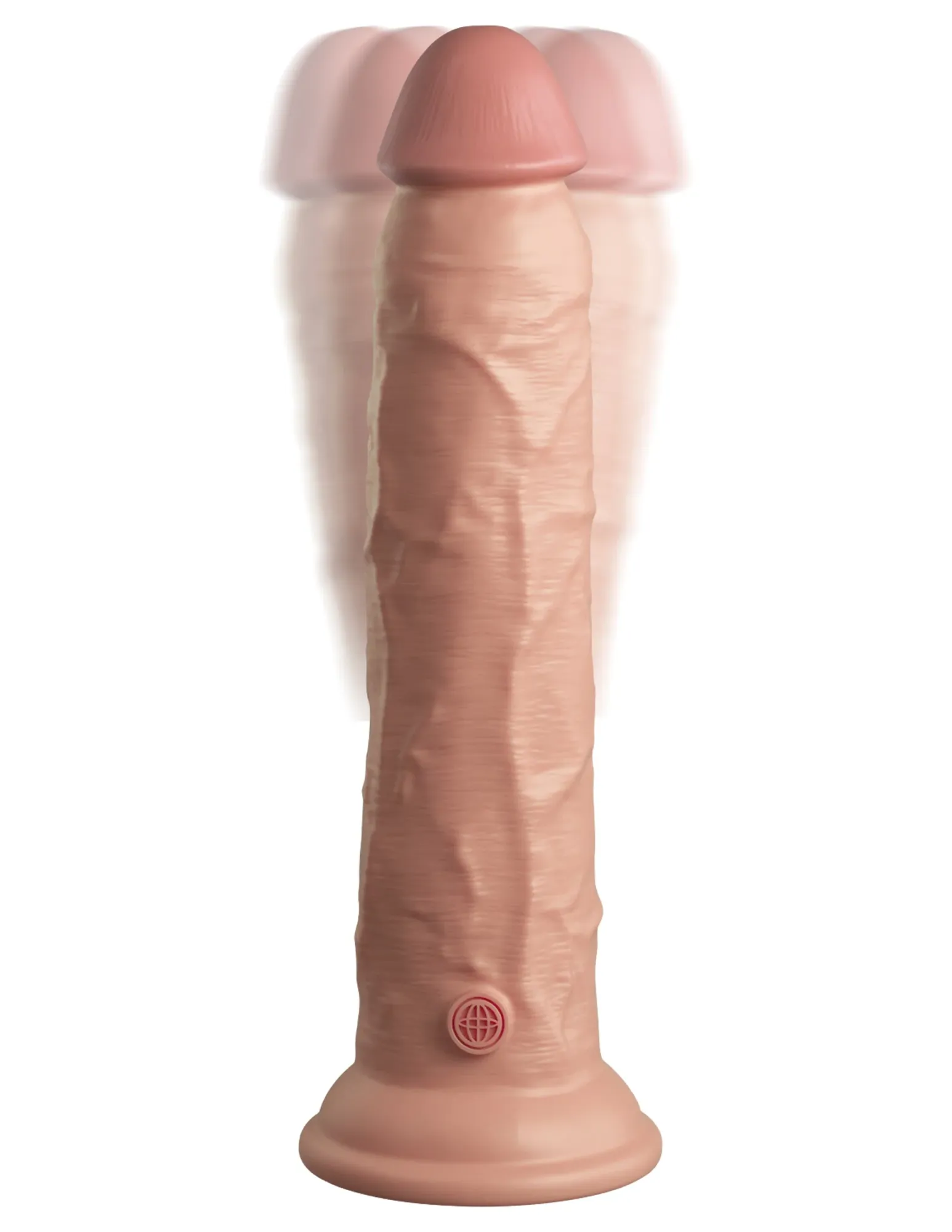 вибратор kc elite 9" vibrating silicone dong - light pipedream 577921pd в России