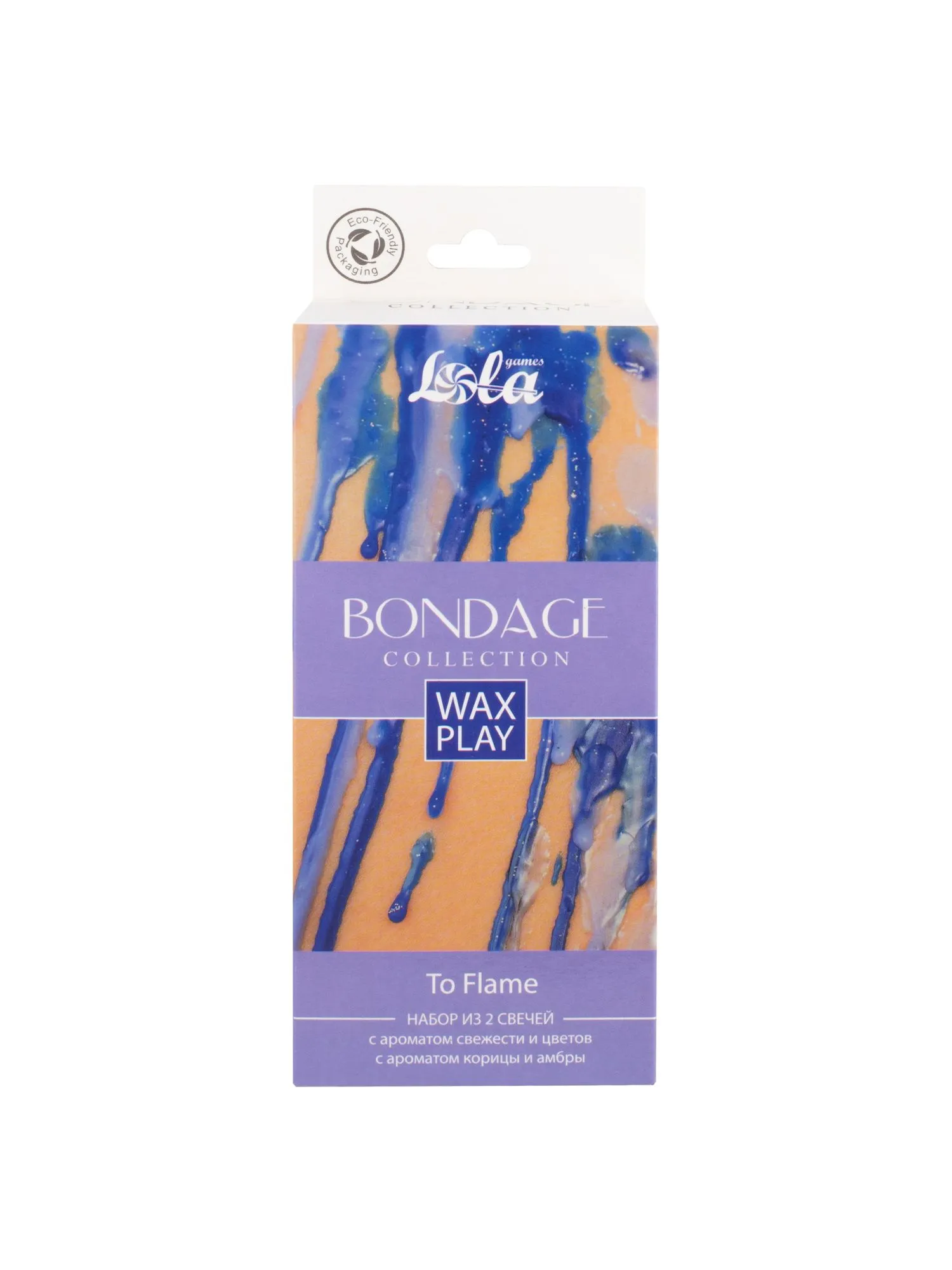 набор из 2 wax play свечей bondage to flame 1067-02lola в России