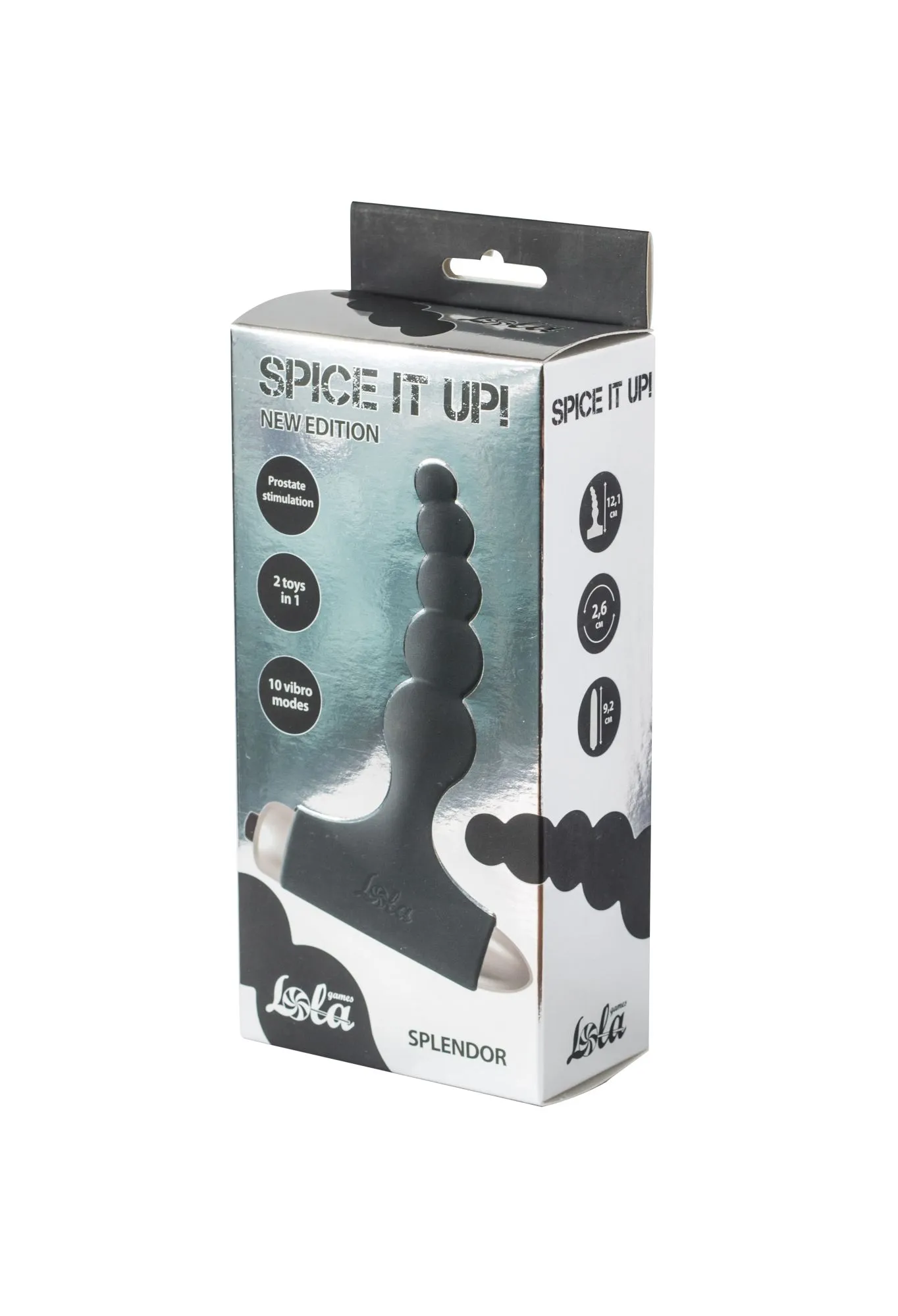 анальная пробка с вибрацией spice it up new edition splendor black 8017-01lola в России
