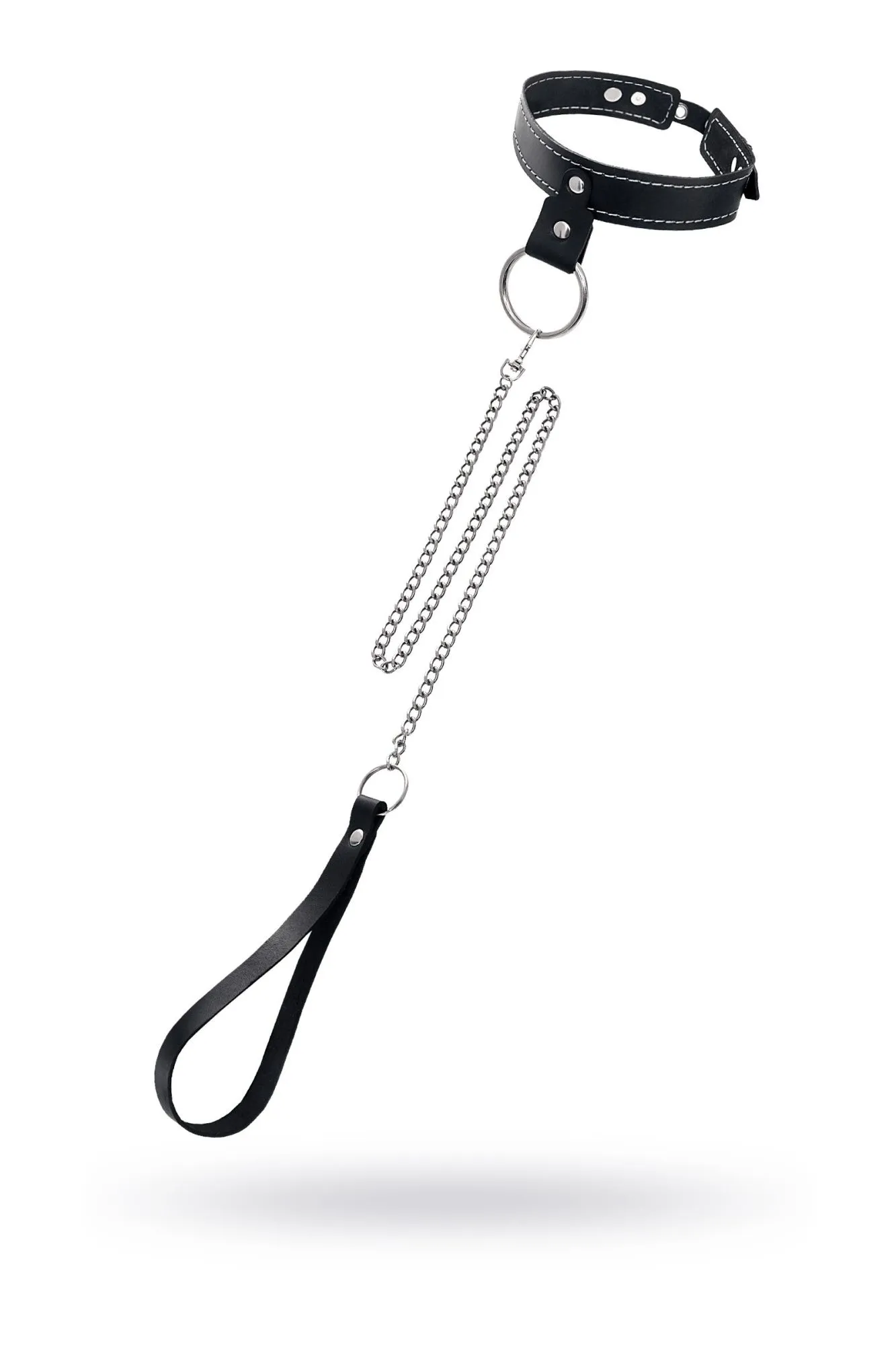 ошейник pecado bdsm, однослойный pecado bdsm, узкий, натуральная кожа, черный в России