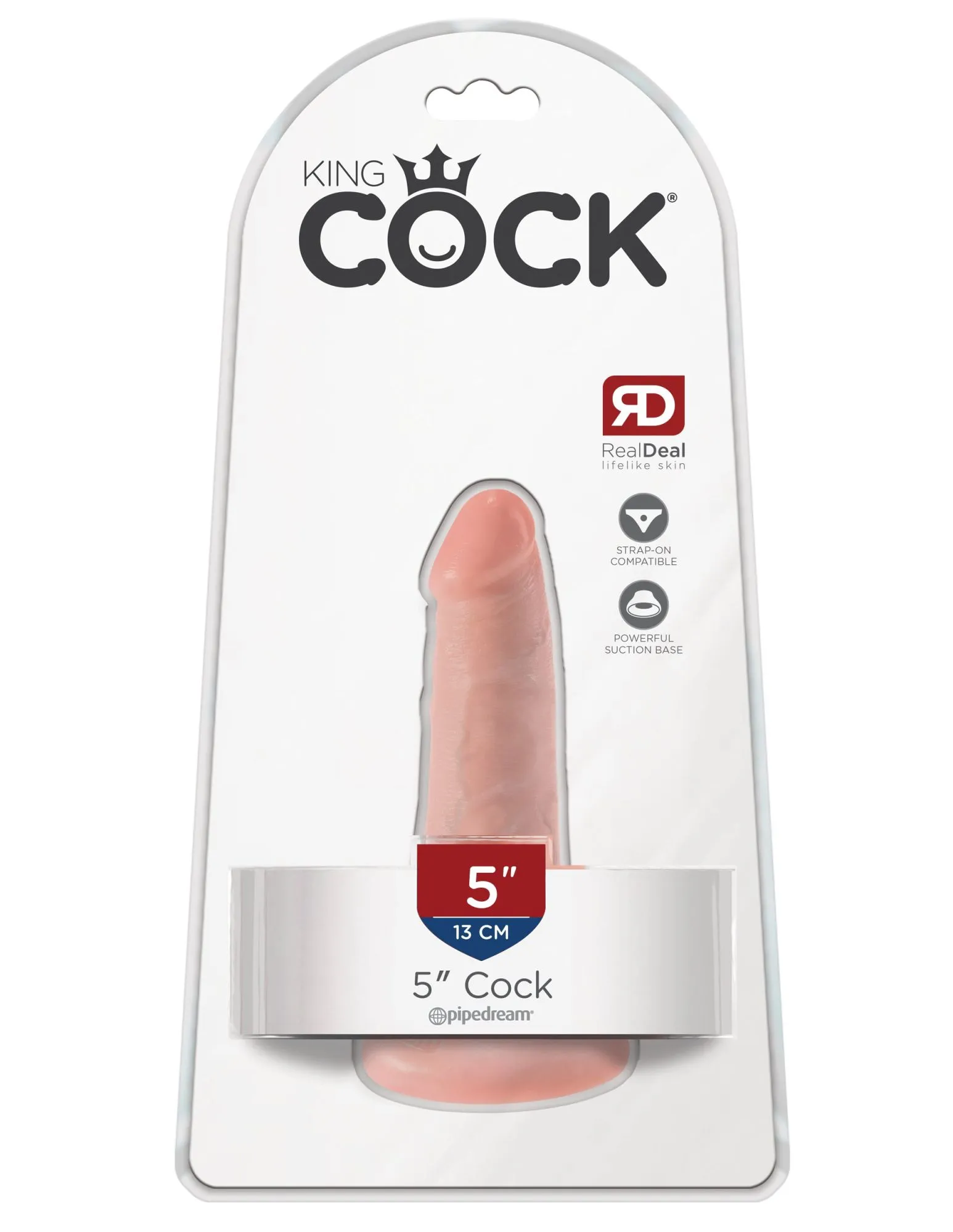 фаллоимитатор king cock 5" - flesh pipedream 553021pd в России