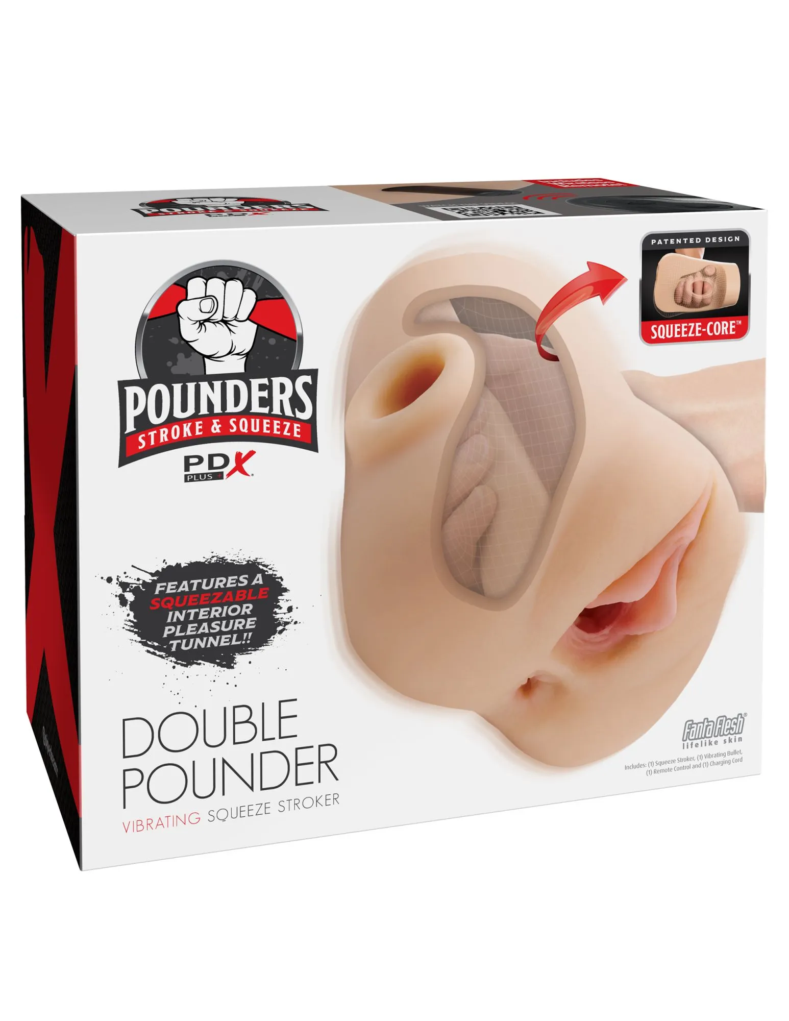 мастурбатор с вибрацией double pounder pipedream rd43421pd в России
