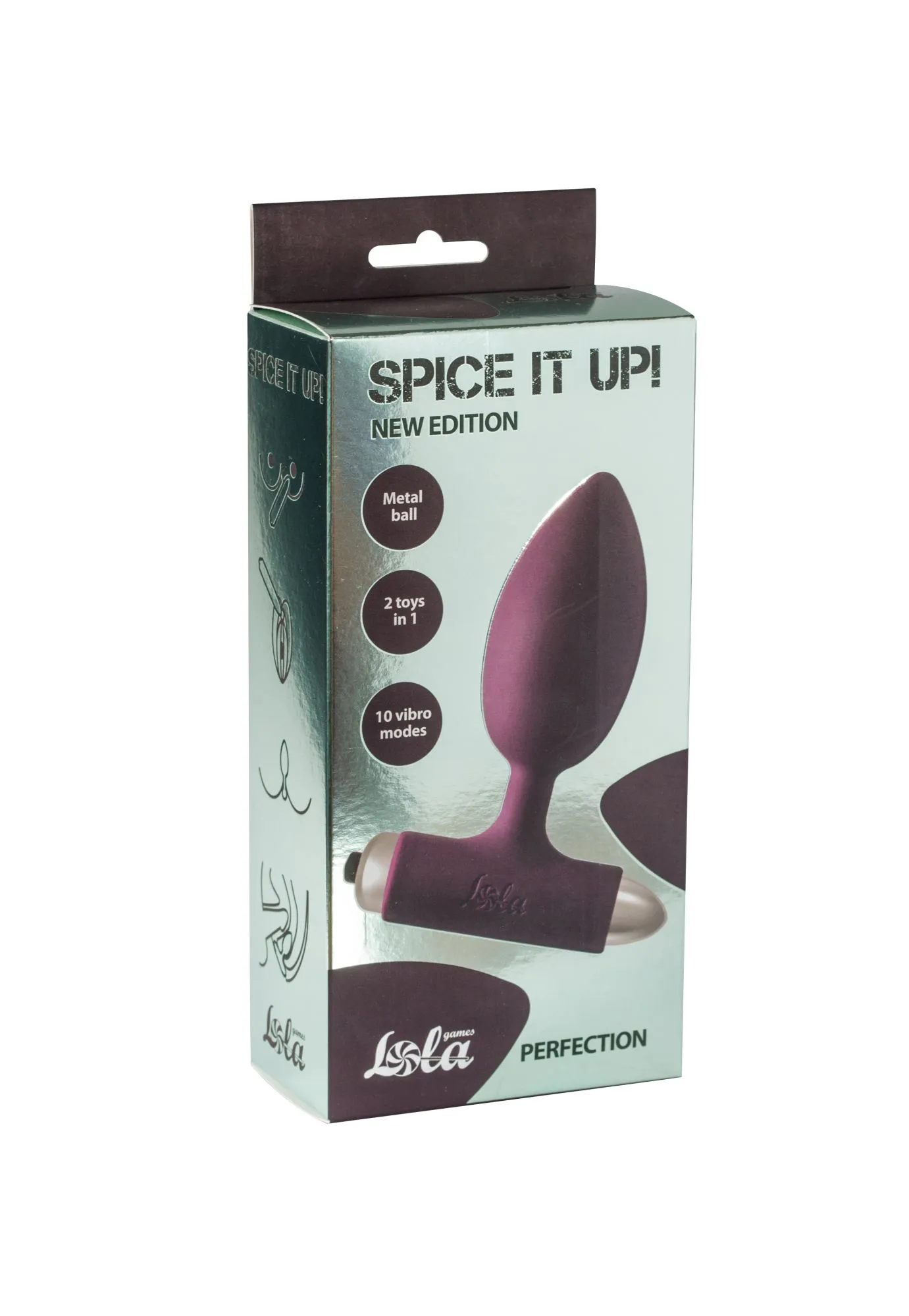 анальная пробка с вибрацией spice it up new edition perfection wine red 8014-03lola в России