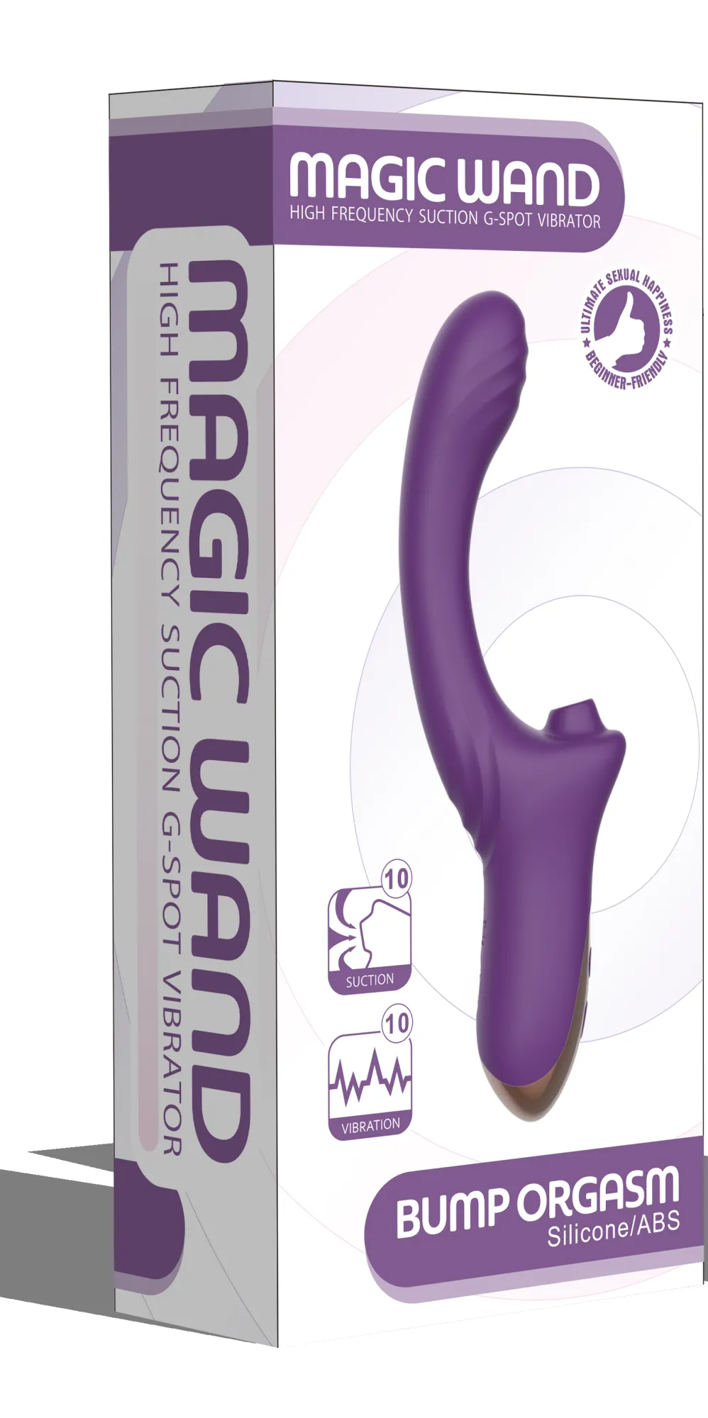 вагинально-клиторальный вибратор secwell sw3044-purple в России