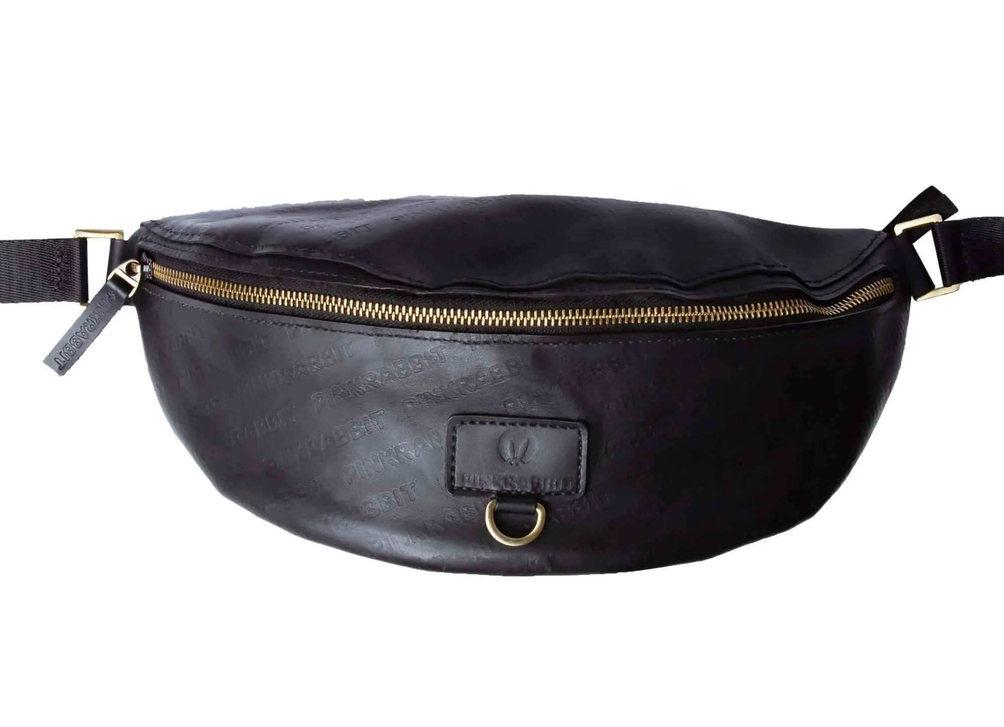 бананка черная с кольцом и принтом в России