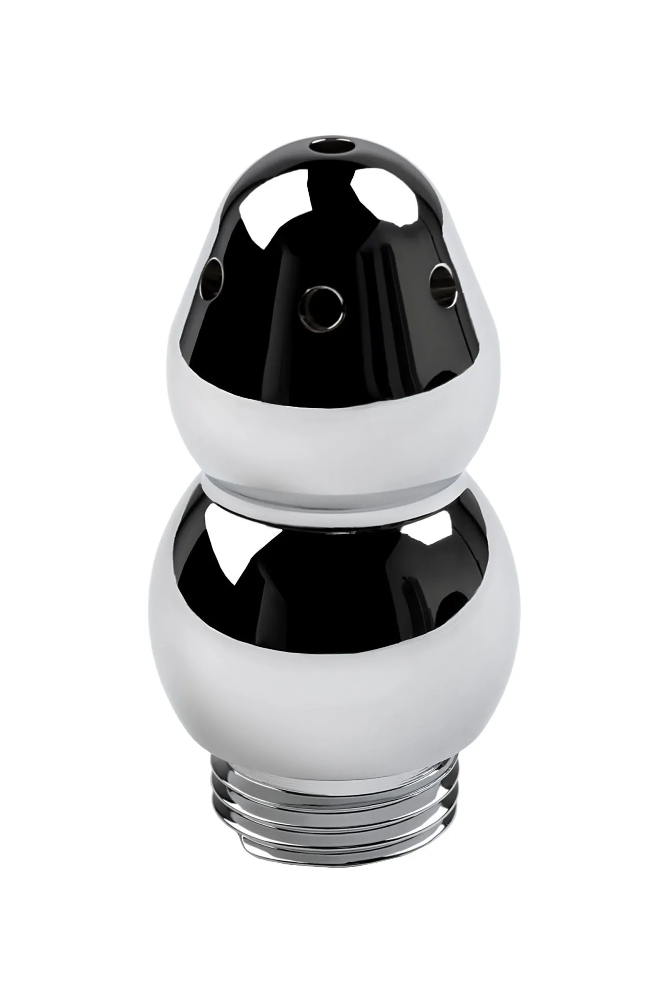 анальный душ с тремя насадками metal by toyfa, серебряный, ø 2см, 15,4 г в России