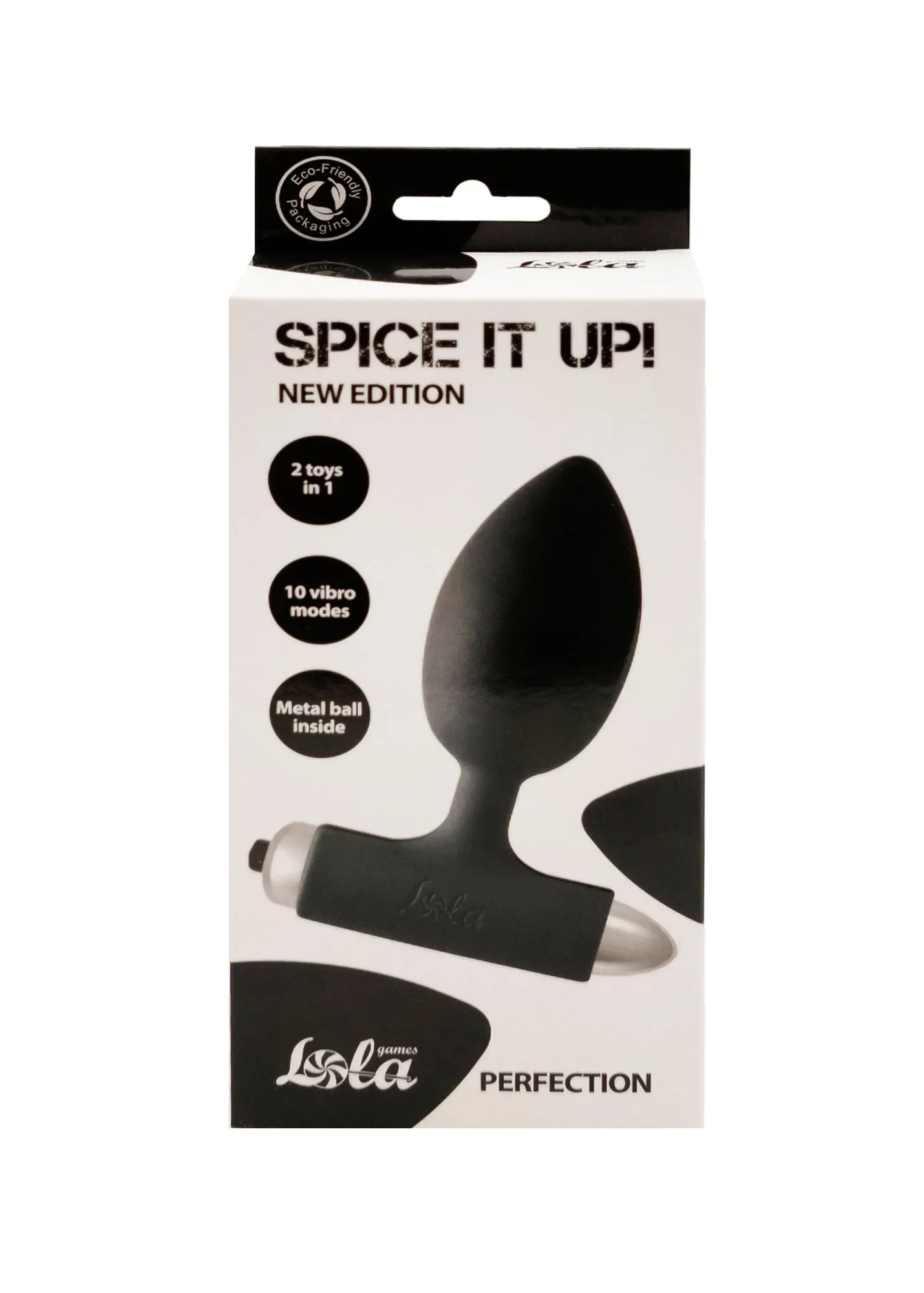 анальная пробка с вибрацией spice it up new edition perfection black 8014-01lola в России