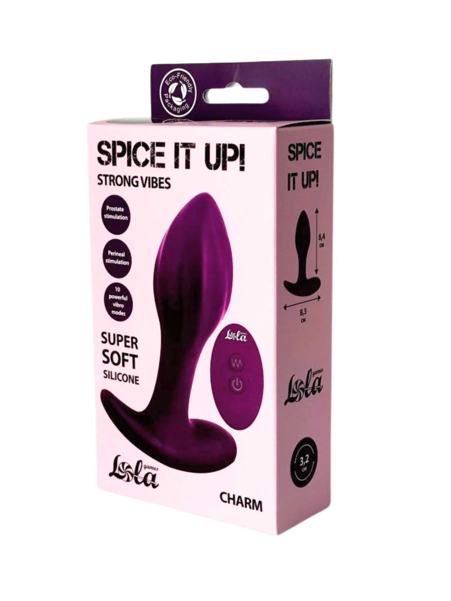 перезаряжаемая анальная пробка spice it up charm 8021-02lola в России