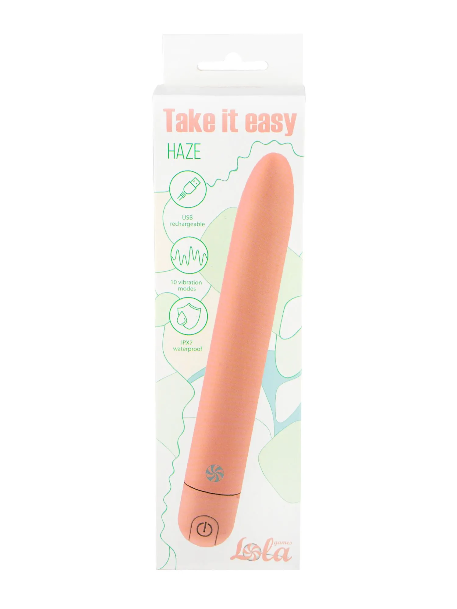 перезаряжаемый вибратор take it easy haze peach 9025-01lola в России