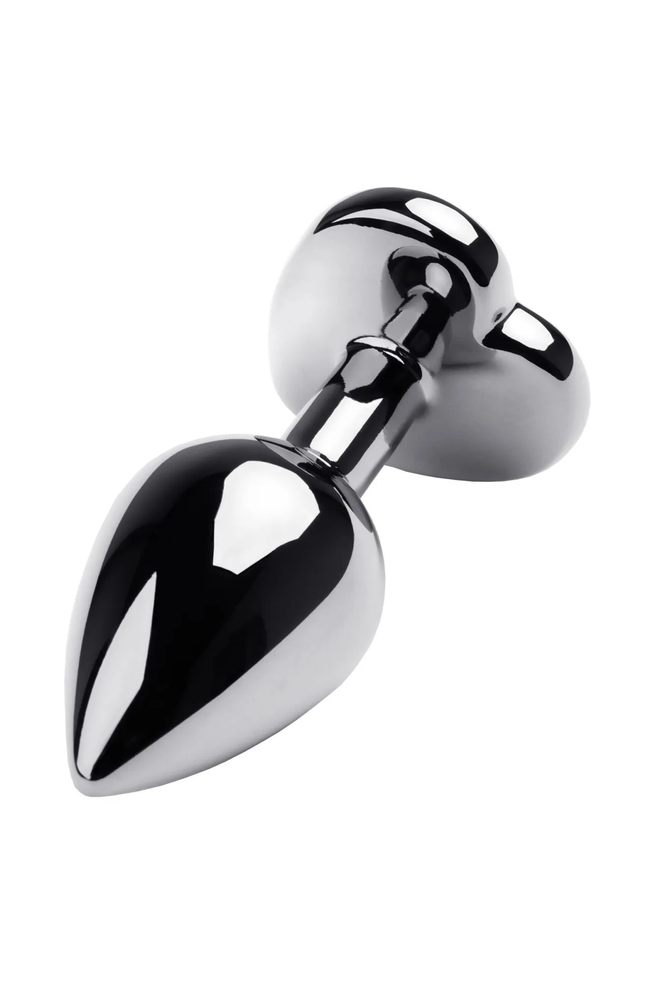 анальная втулка metal by toyfa, металл, серебряная, с красным кристаллом, 8 см, ø 3,4 см, 85 г в России