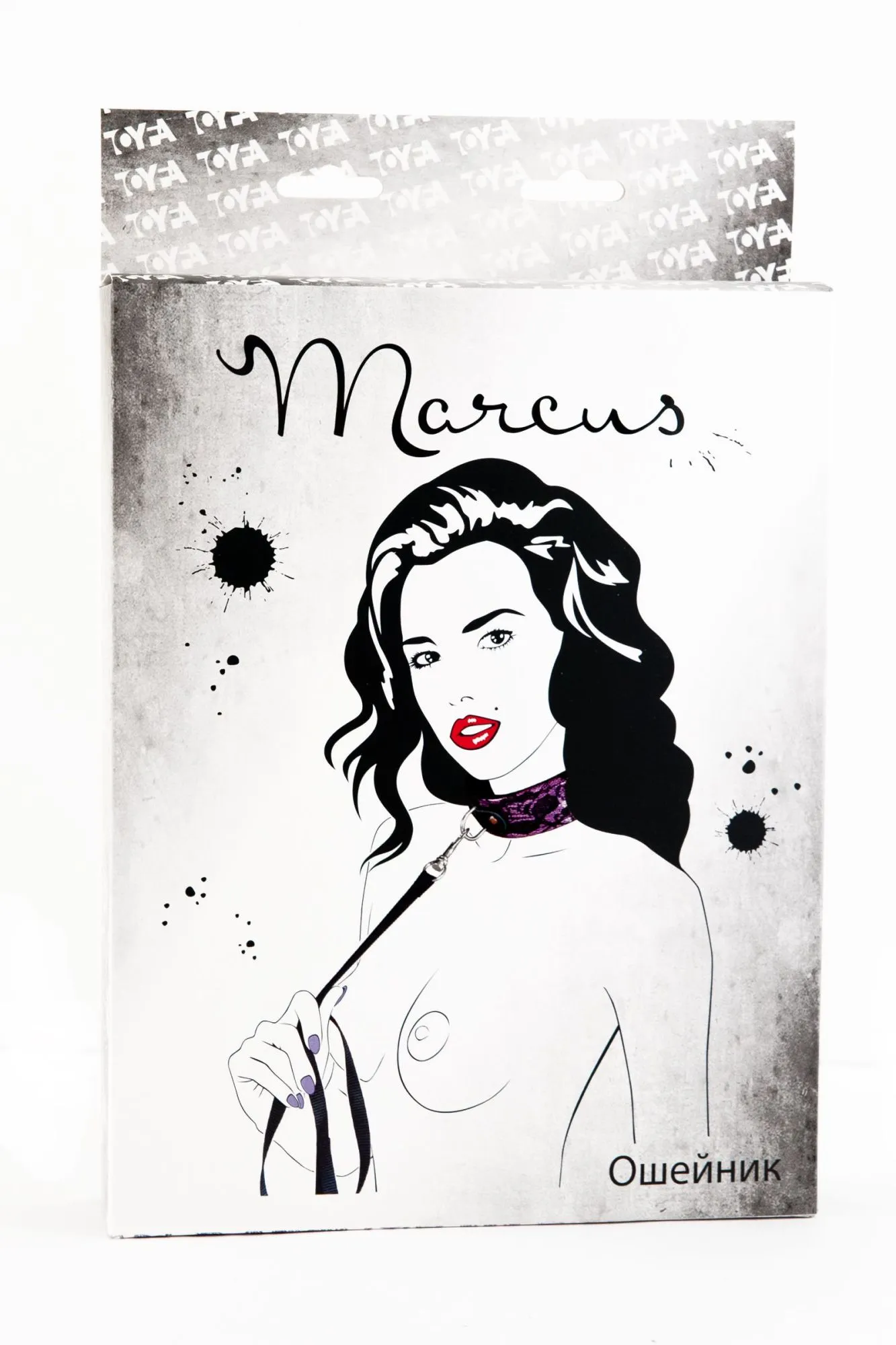 кружевной ошейник toyfa marcus, розовый, 44,5 см в России