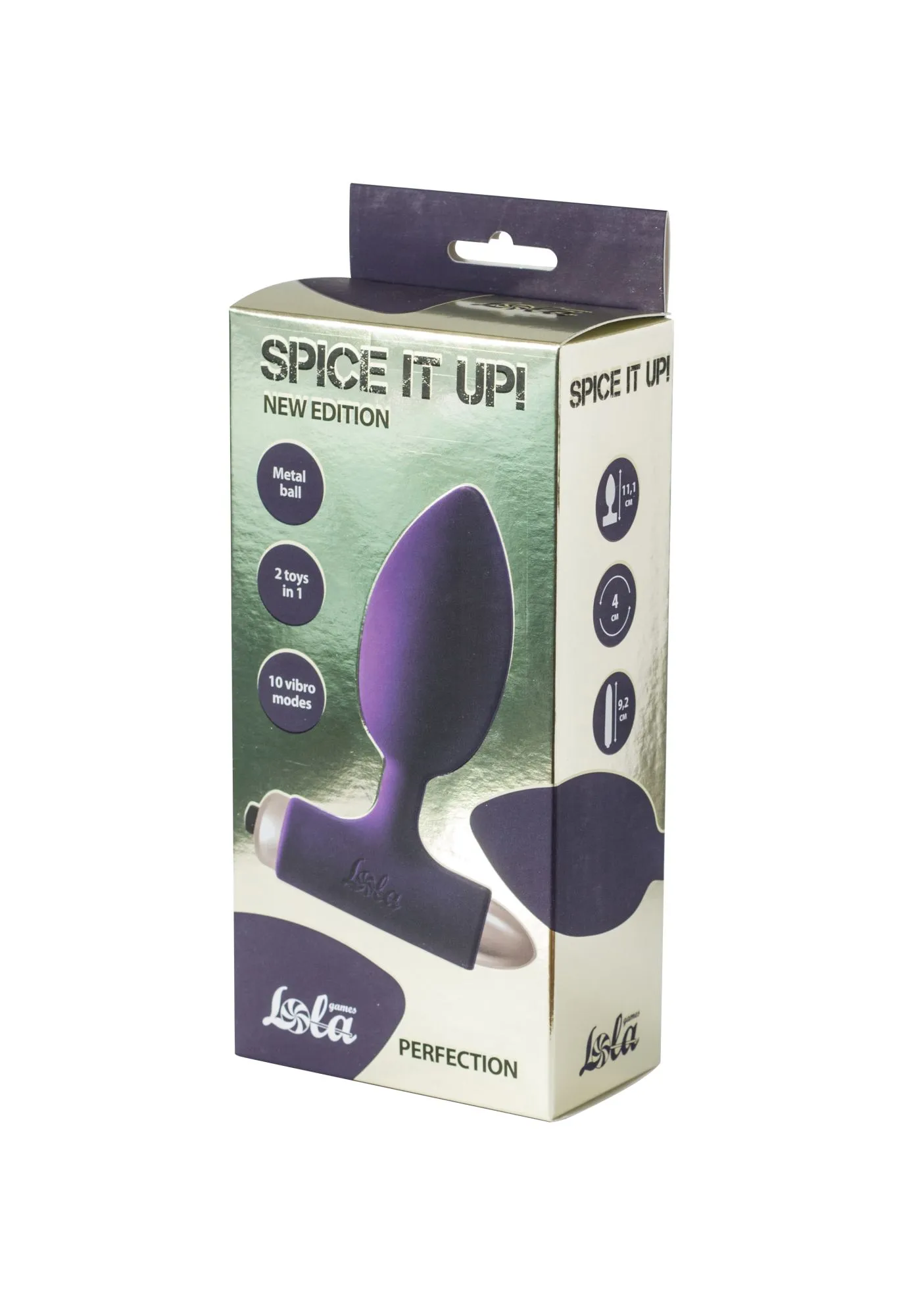 анальная пробка с вибрацией spice it up new edition perfection ultraviolet 8014-04lola в России