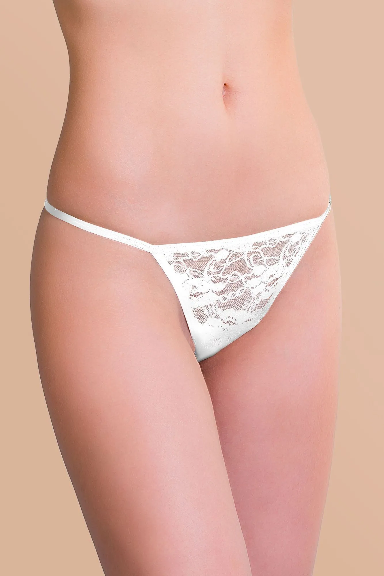 Эротическое трусики со стразами joli lillian, белый, os в России