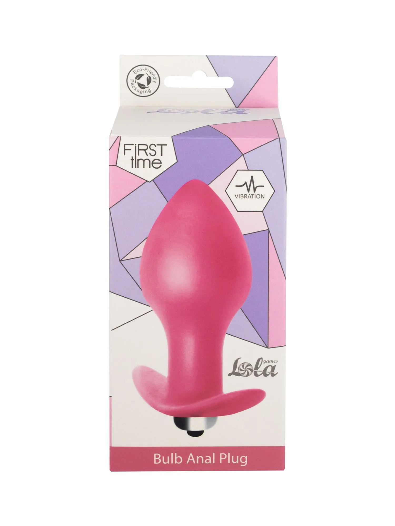 анальная пробка с вибрацией bulb anal plug pink (батарейки ааа) 5006-01lola в России