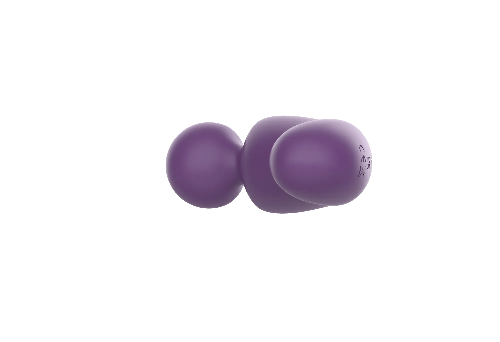 вибратор- вонд с изогнутым корпусом secwell sw24125-purple в России