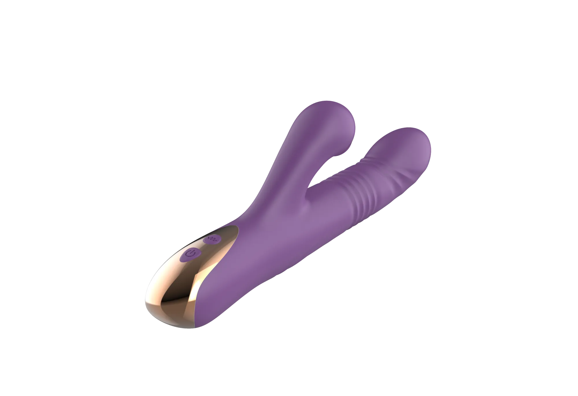 силиконовый вибратор с возвратно-поступательной стимуляцией sw24126-purple в России