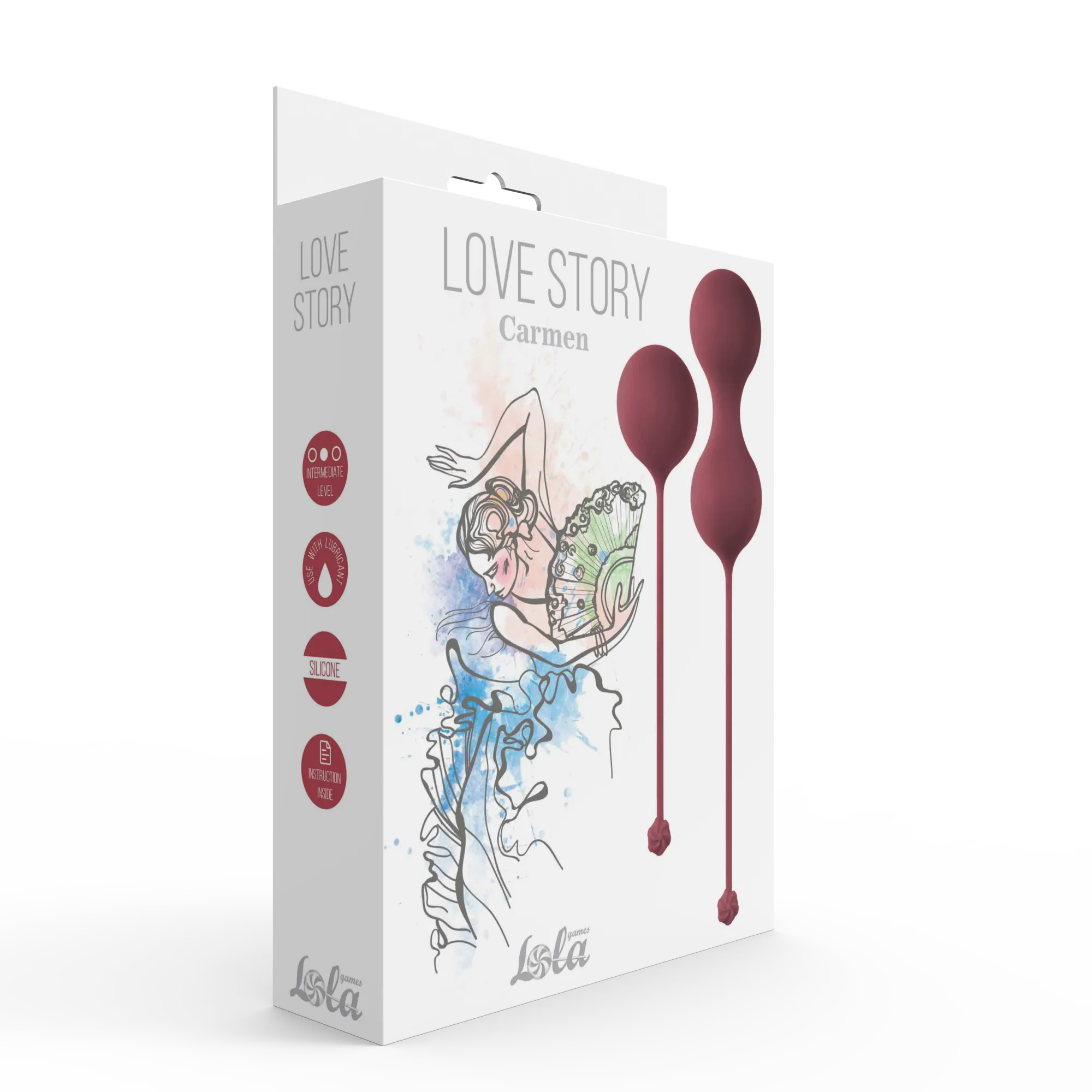 набор вагинальных шариков love story carmen wine red 3011-02lola в России