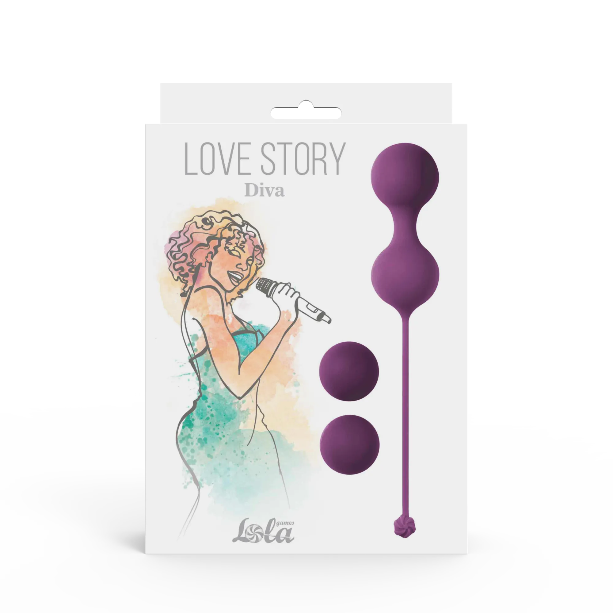 набор вагинальных шариков love story diva lavender sunset 3012-03lola в России