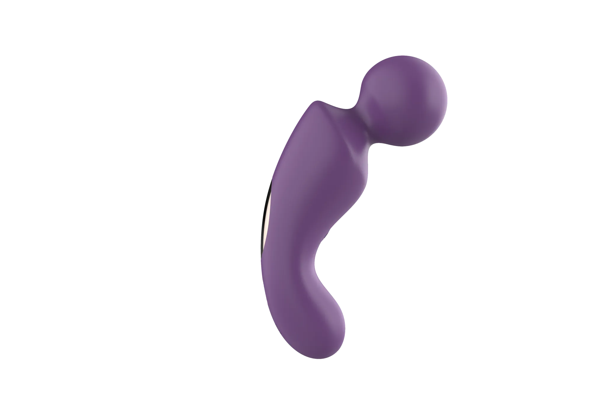 вибратор- вонд с изогнутым корпусом secwell sw24125-purple в России