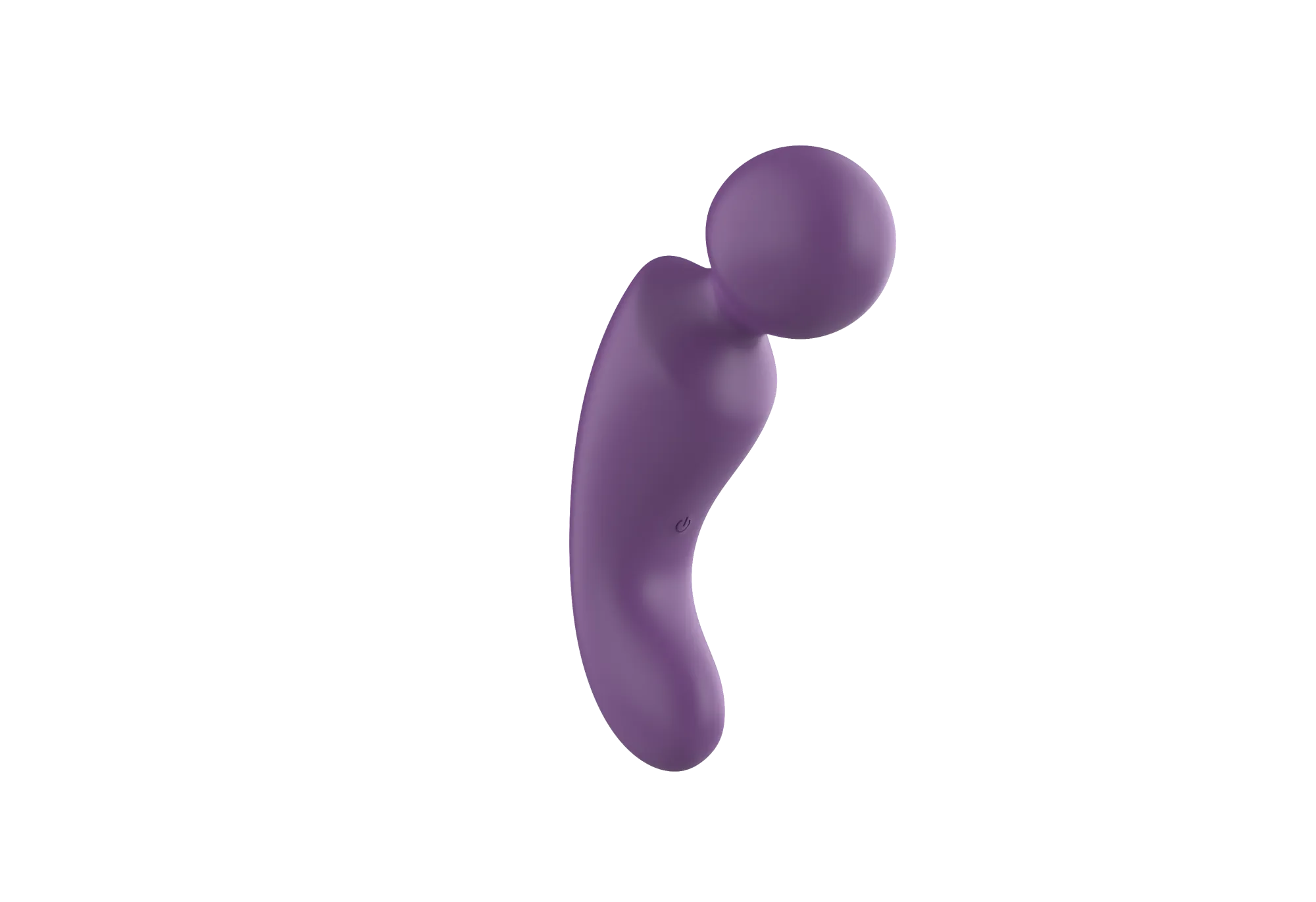 вибратор- вонд с изогнутым корпусом secwell sw24125-purple в России