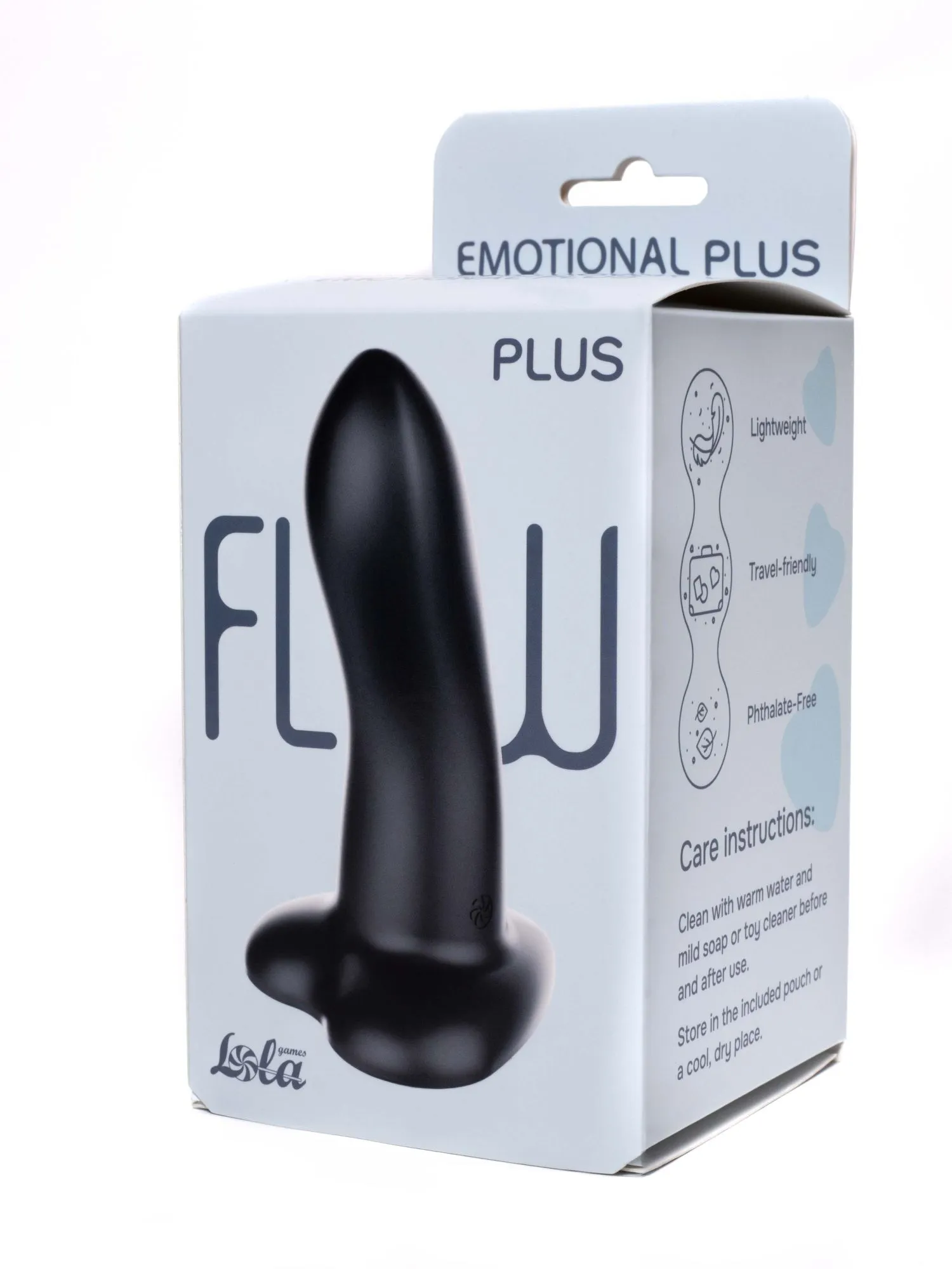 нереалистичный дилдо emotional plus black 2044-04lola в России