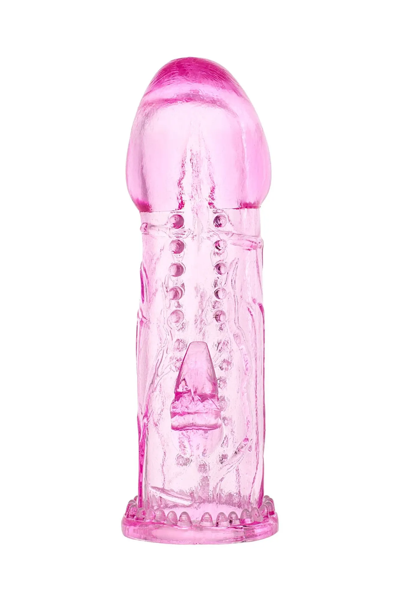 насадка на пенис toyfa, tpe, розовая, 13,5 см в России