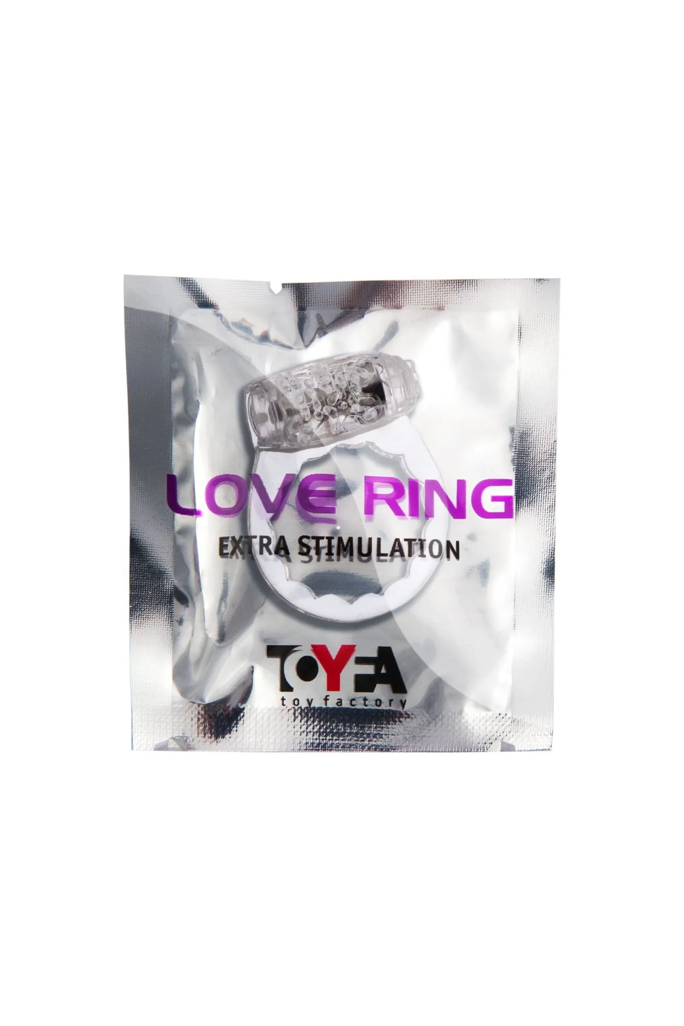 виброкольцо toyfa, tpe, прозрачный в России