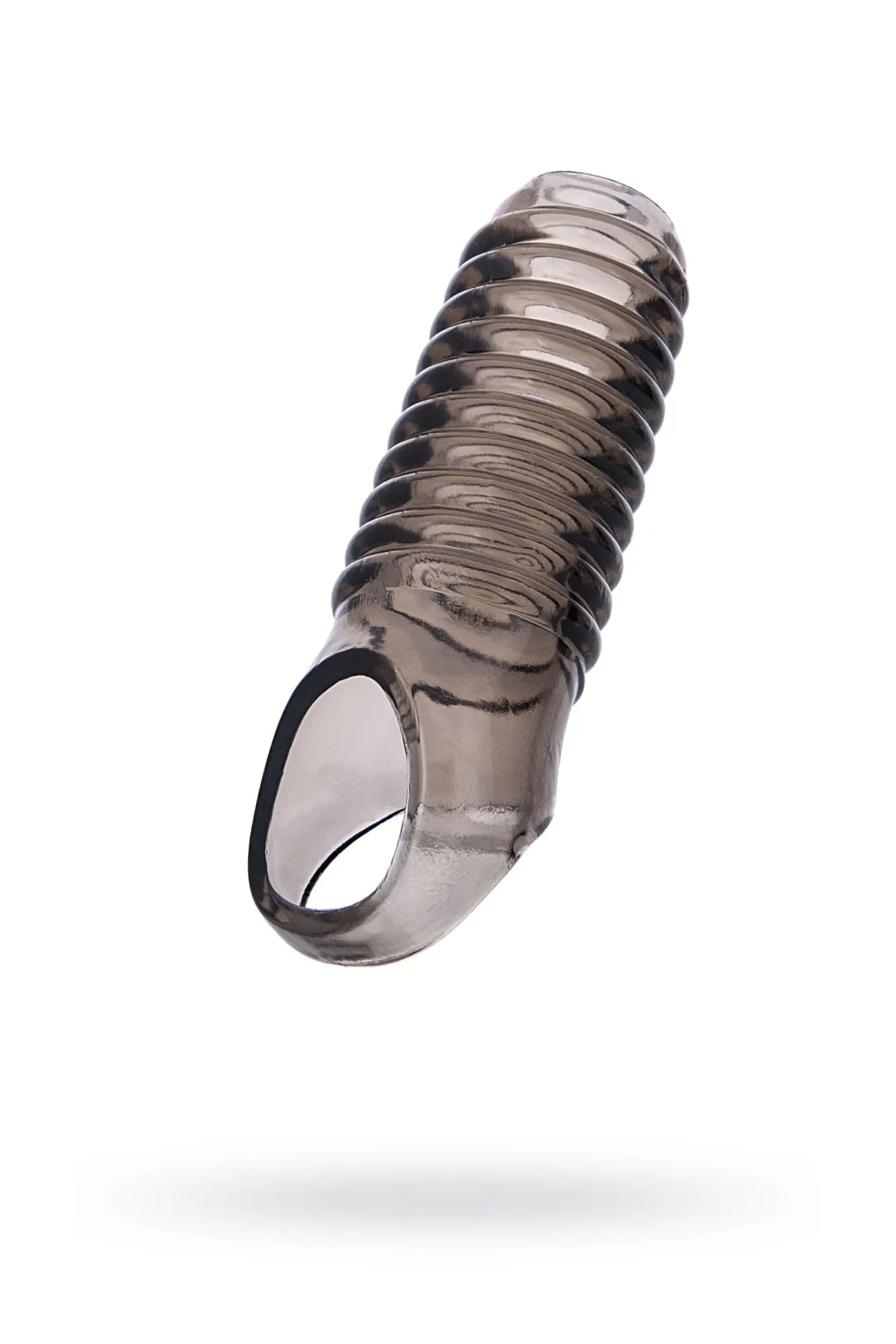 насадка toyfa xlover, для увеличения размера, tpe, черная прозрачная, 11 см в России