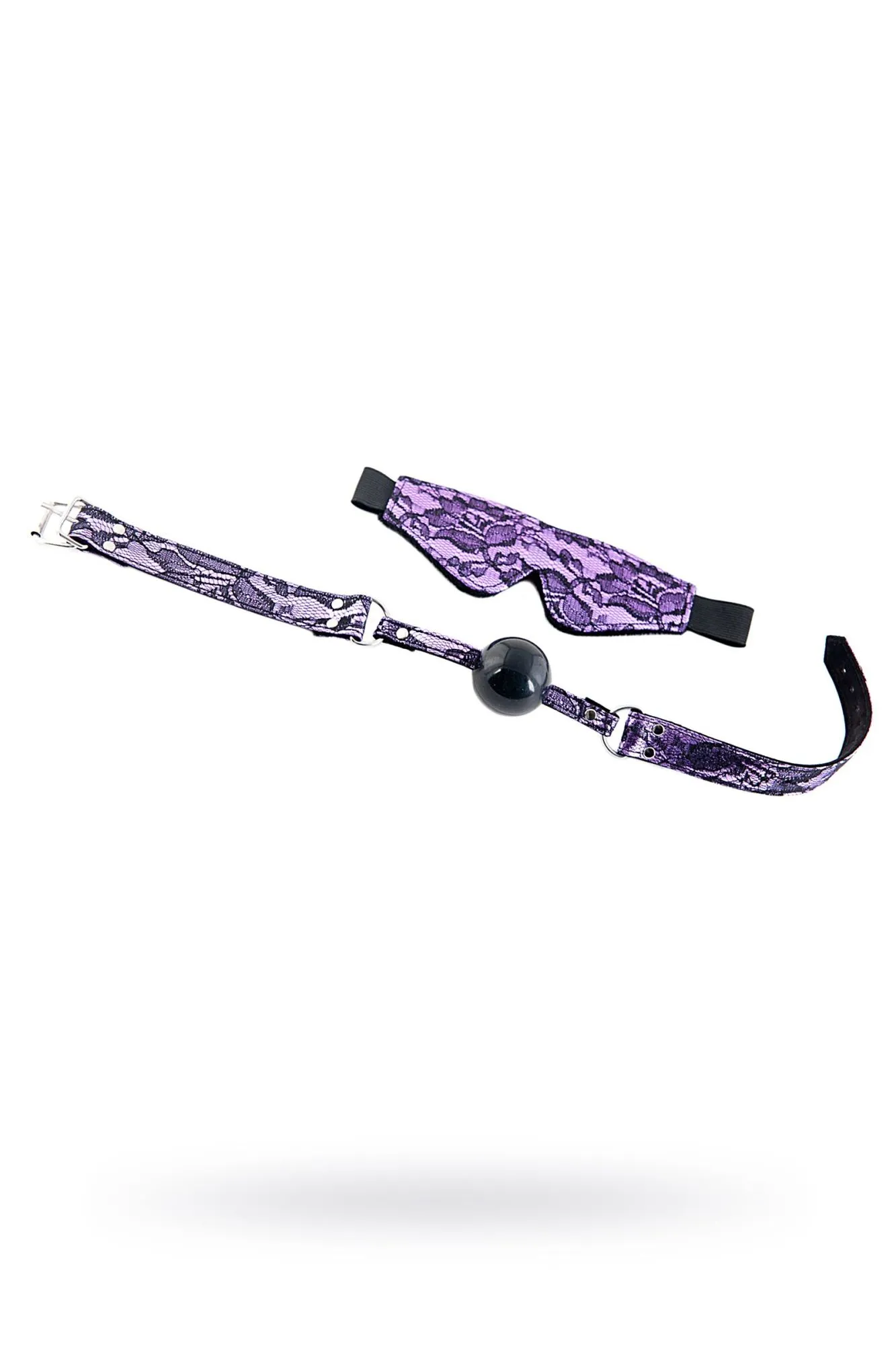 кружевной набор toyfa marcus (маска и кляп), розовый в России