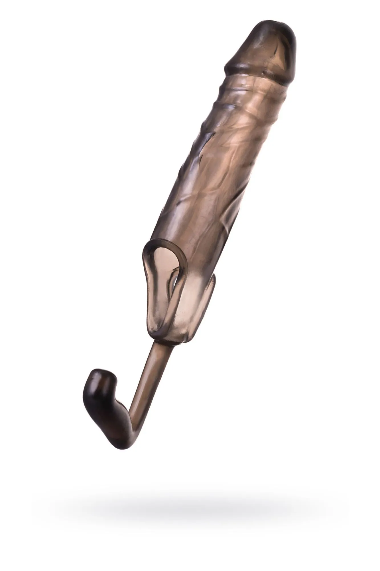 насадка toyfa xlover, для увеличения размера с дополнительной стимуляцией, tpe, чёрная, 15 см в России