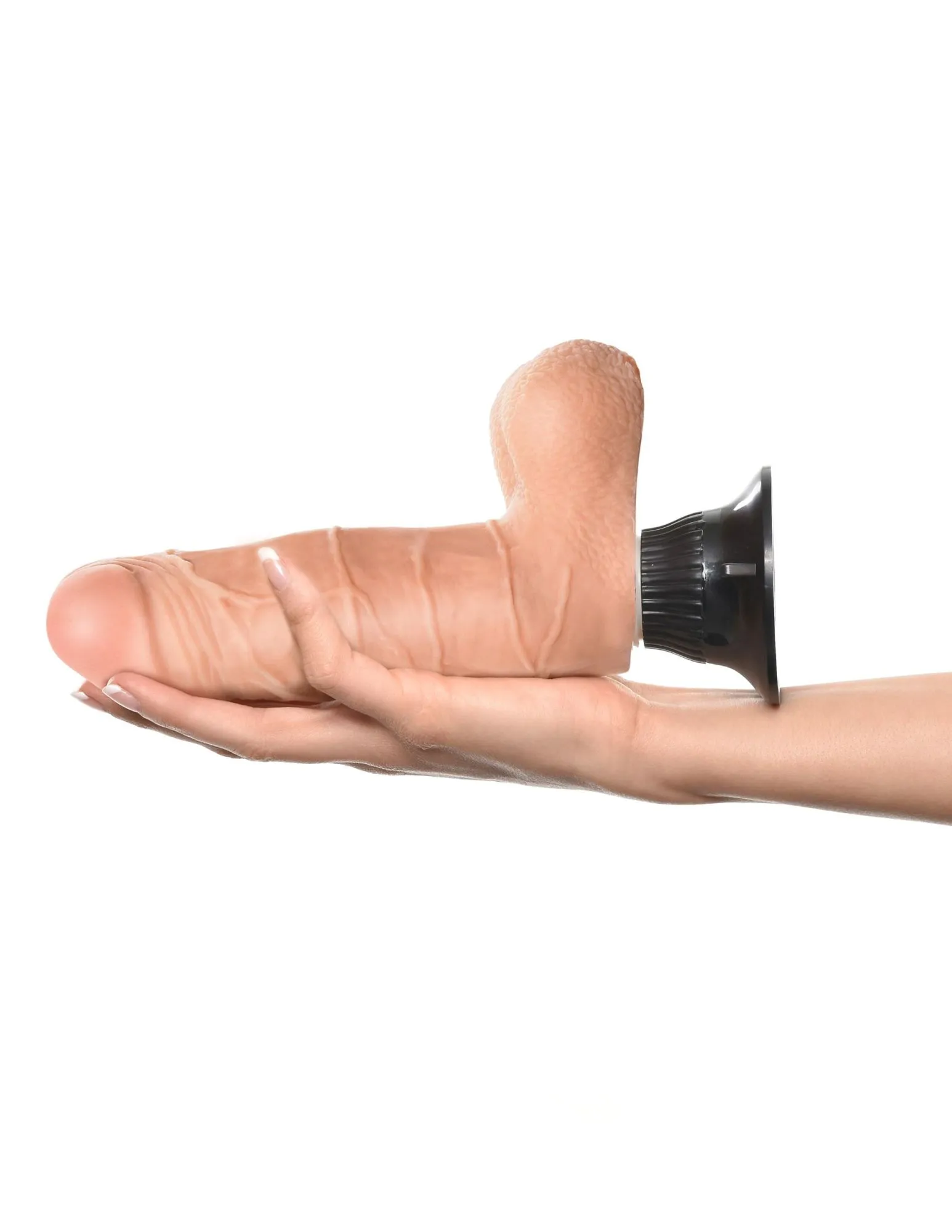 вибратор на присоске pipedream real feel deluxe № 1, телесный в России