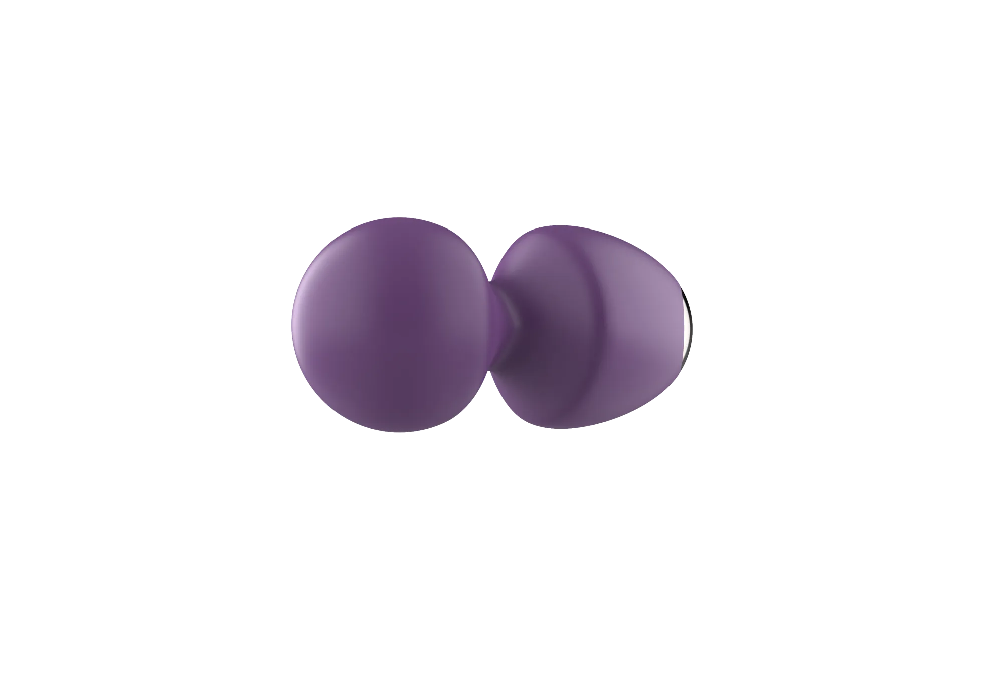 вибратор- вонд с изогнутым корпусом secwell sw24125-purple в России