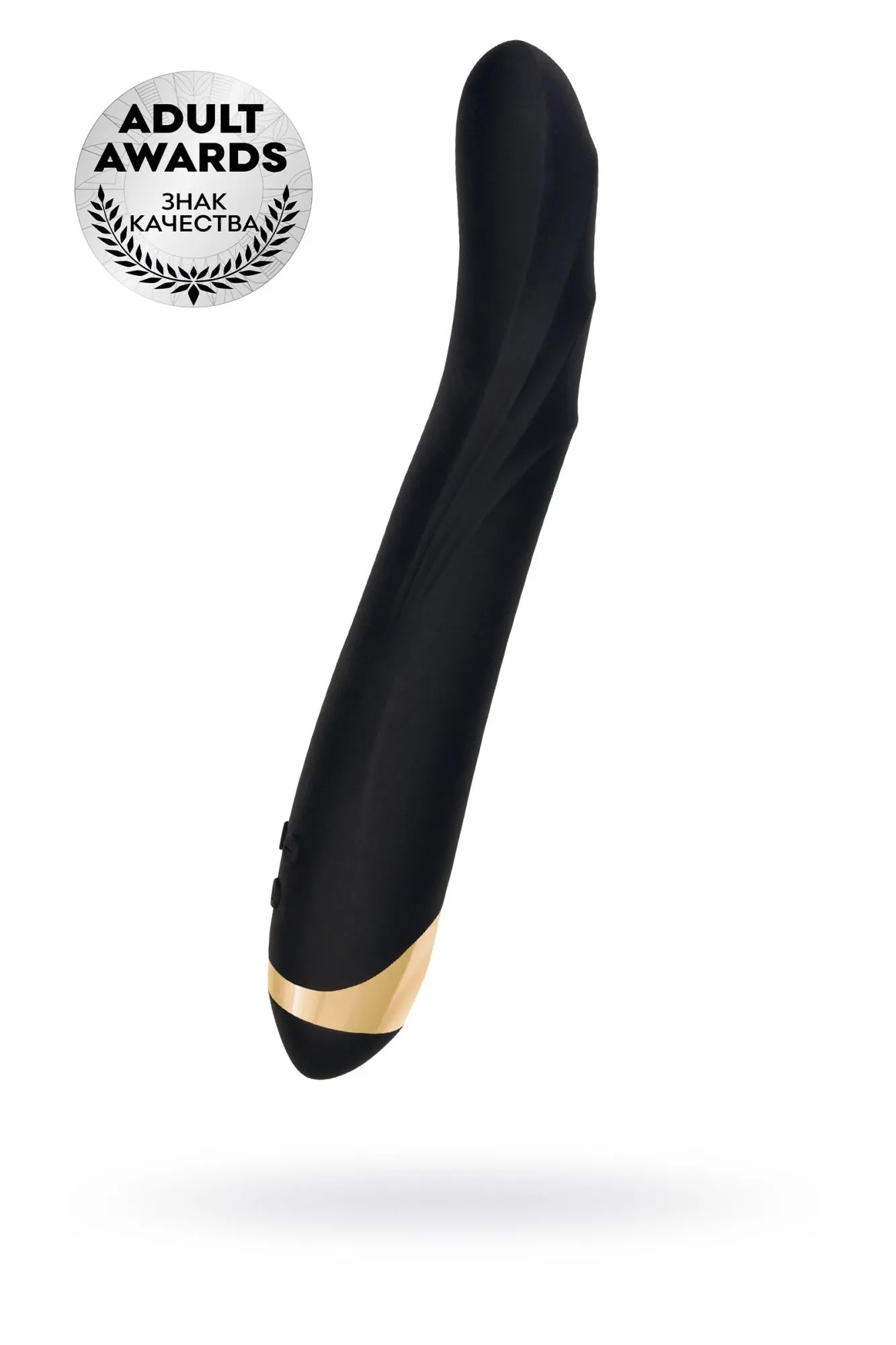 нереалистичный вибратор waname d-splash tornado, силикон, черный, 25 см в России