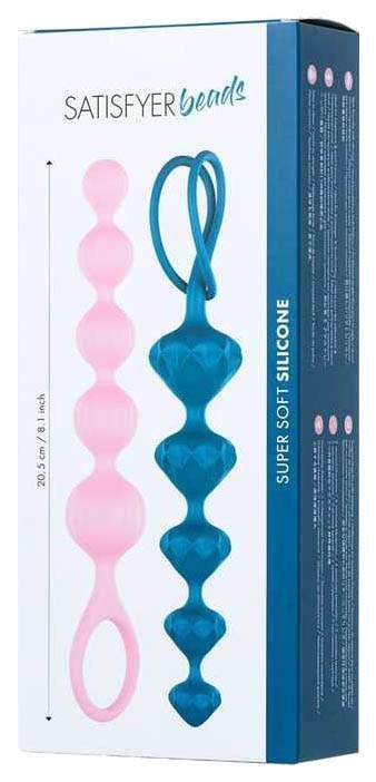 набор анальных цепочек satisfyer beads, цветные в России