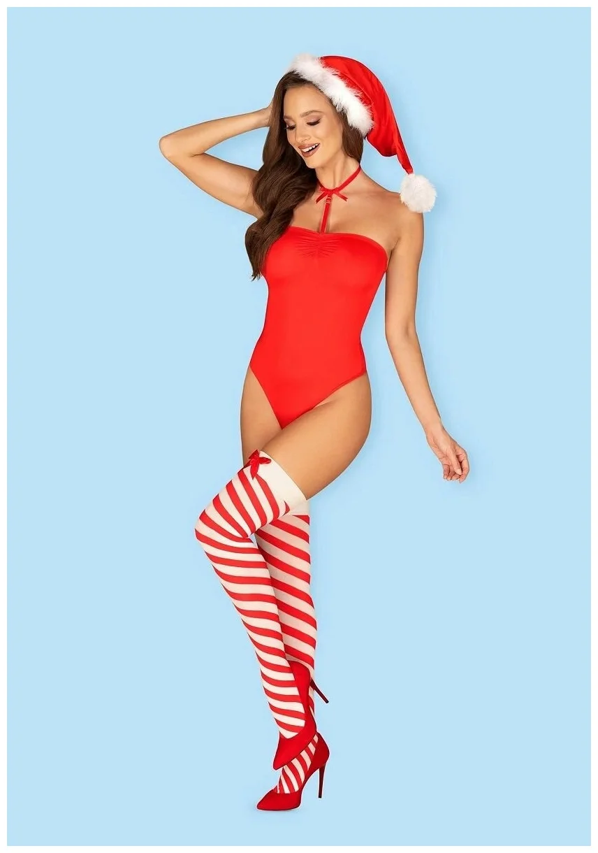 Эротическое очаровательное боди kissmas в России