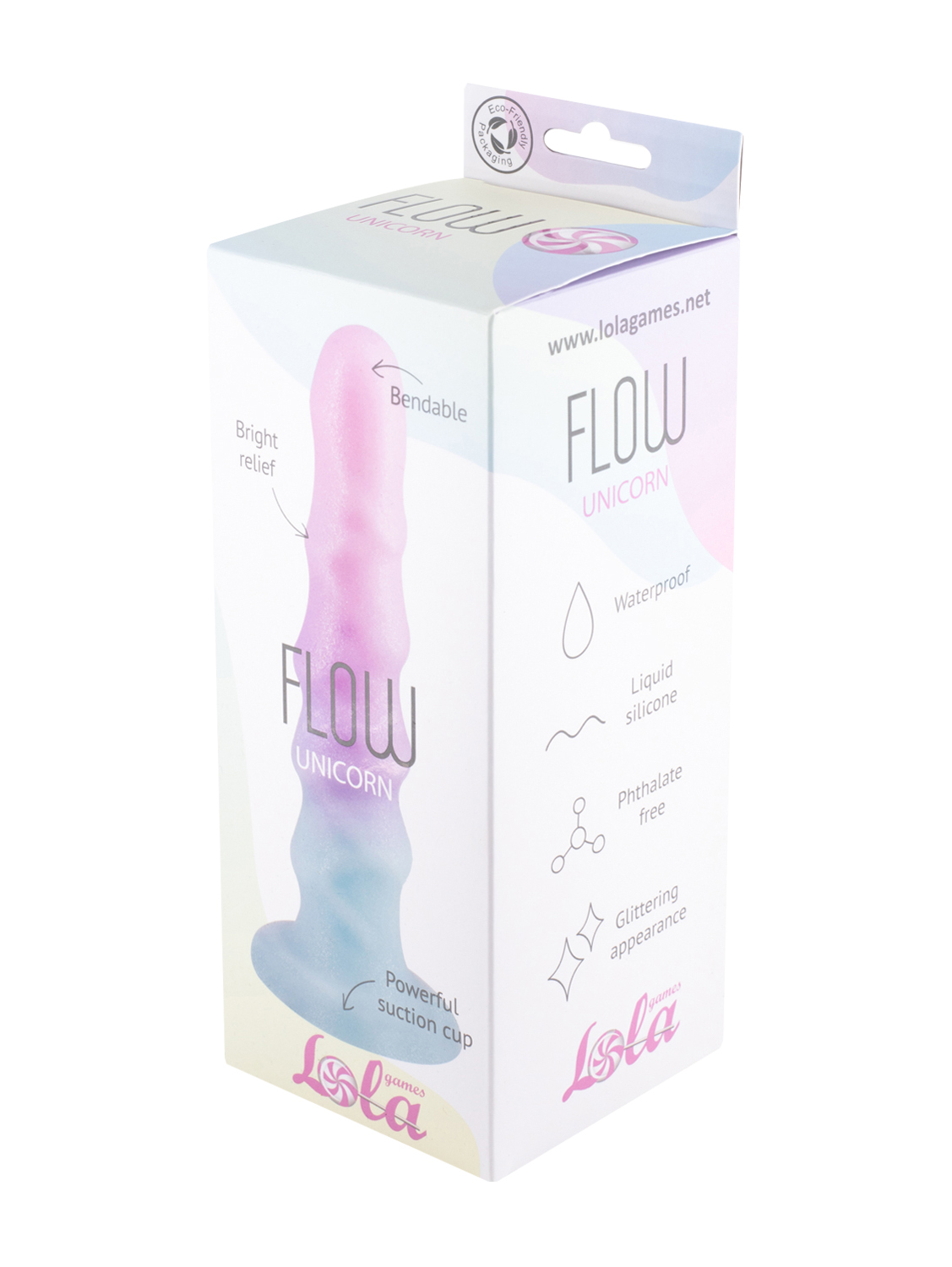 нереалистичный дилдо flow unicorn 2043-01lola в России