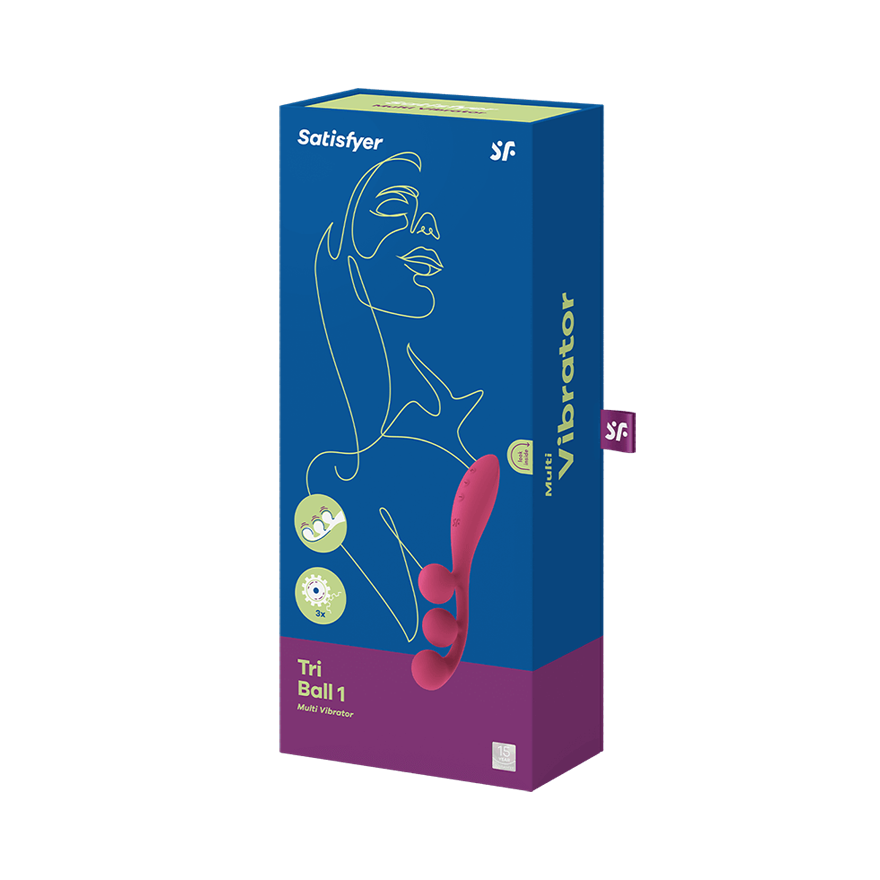 Мульти-Вибратор Satisfyer Tri Ball 1 red 018263SA