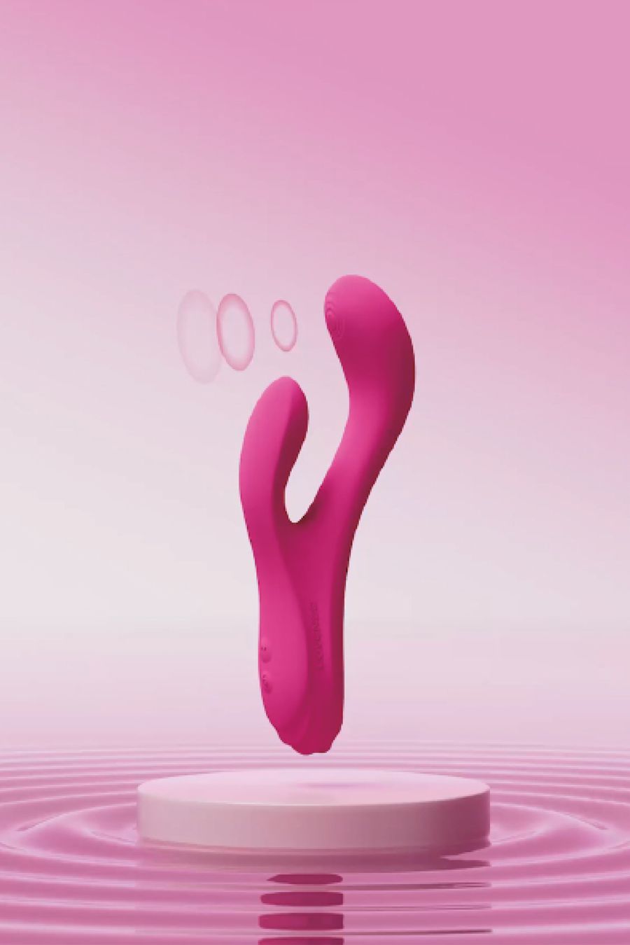 нереалистичный вибратор lovense osci 3 g-spot с клиторальным стимулятором, силикон, розовый в России