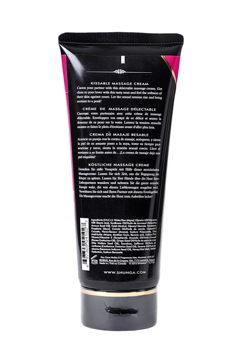 массажный крем shunga raspberry feeling, 200 мл в России