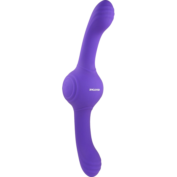 Двусторонний вибромассажер с гироскопом Our Gyro Vibe, фиолетовый