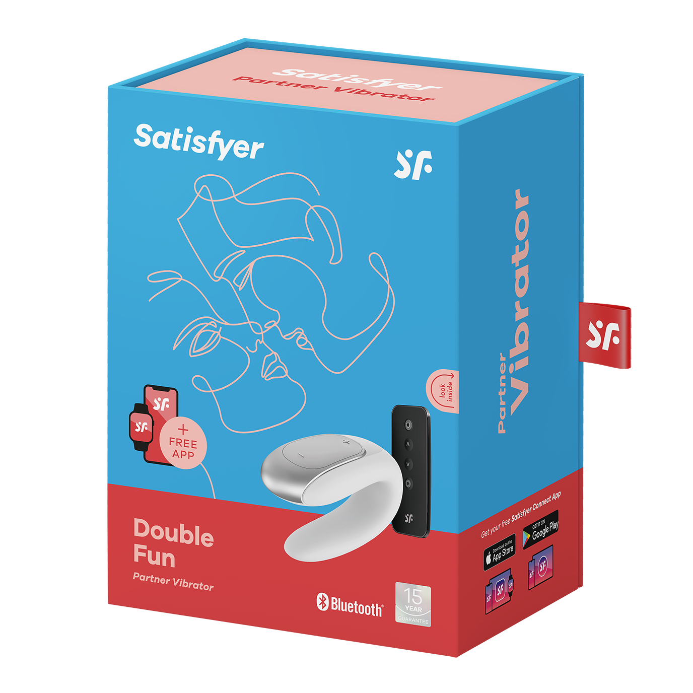 виброcтимулятор satisfyer double fun connect app white 002453sa в России