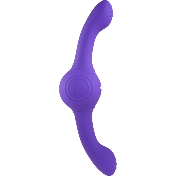 двусторонний вибромассажер с гироскопом our gyro vibe, фиолетовый в России