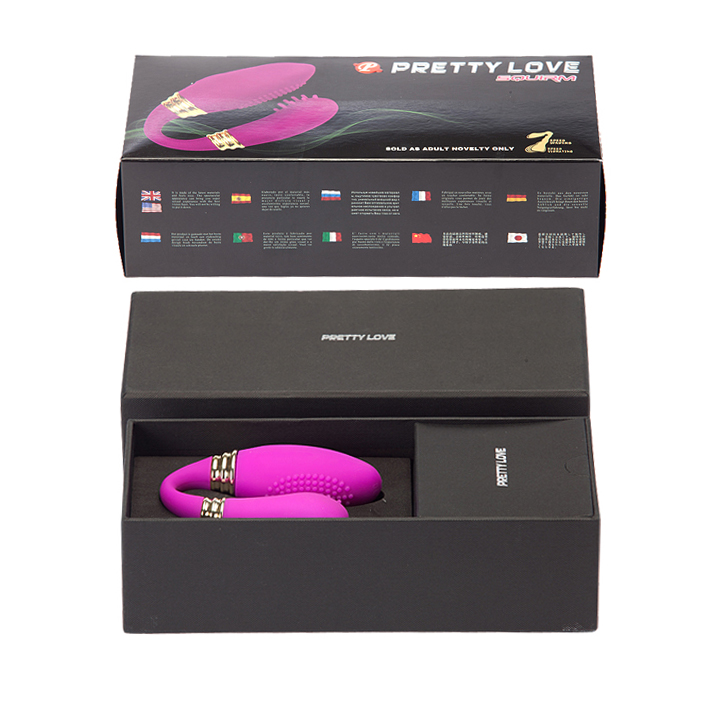 вибратор для двоих  pretty love purple bi-014125 в России
