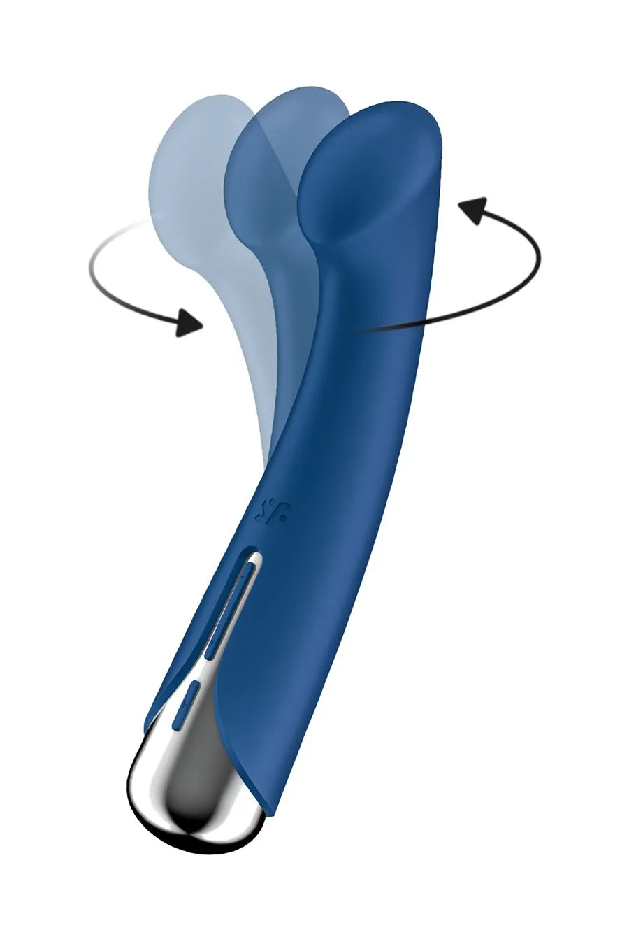 вибратор для точки g с ротацией satisfyer spinning g-spot 1, силикон, синий, 16,8 см в России