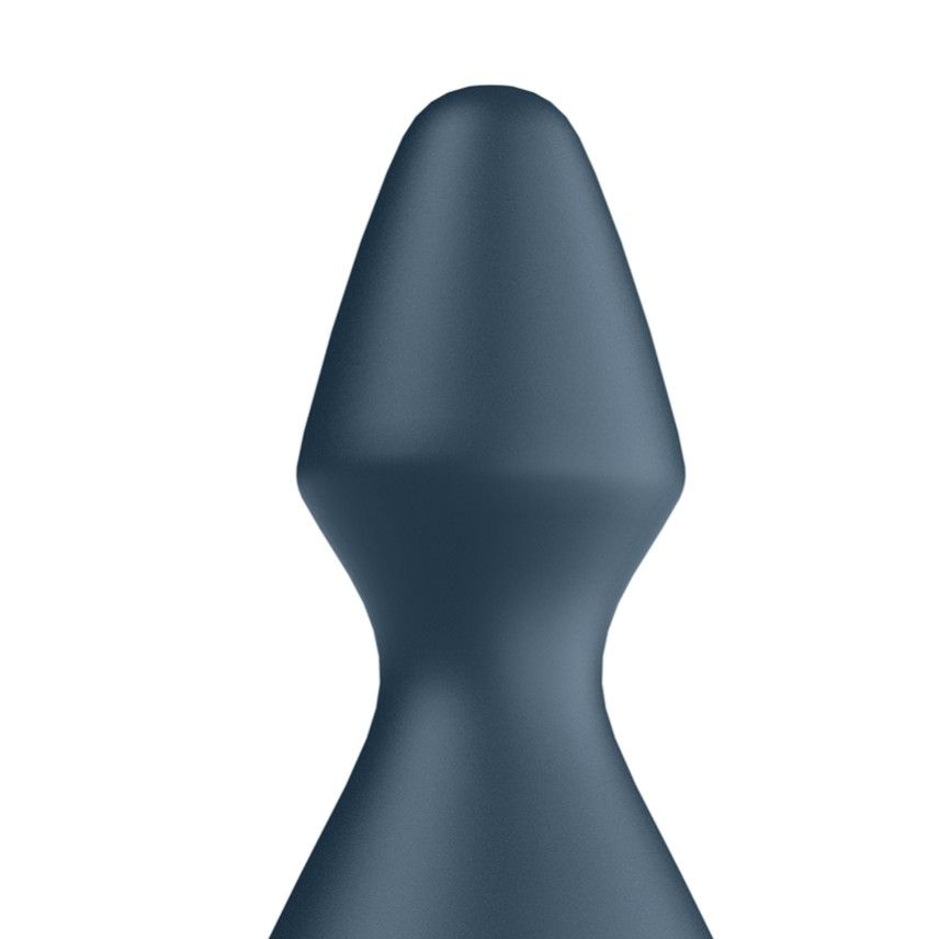 пробка анальная с вибрацией satisfyer lolli plug 1, серая в России